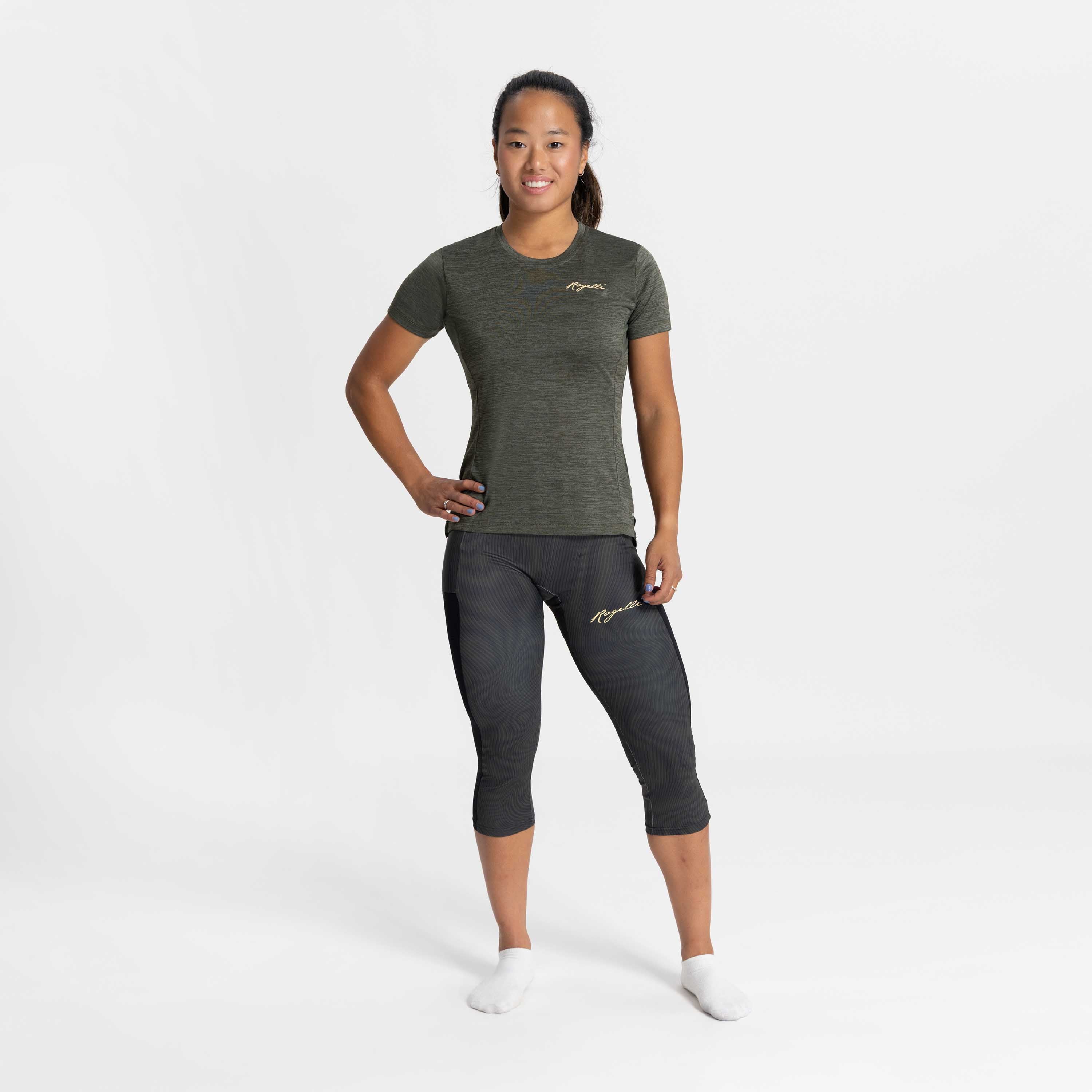 Kya Hardloopshirt Dames grijs