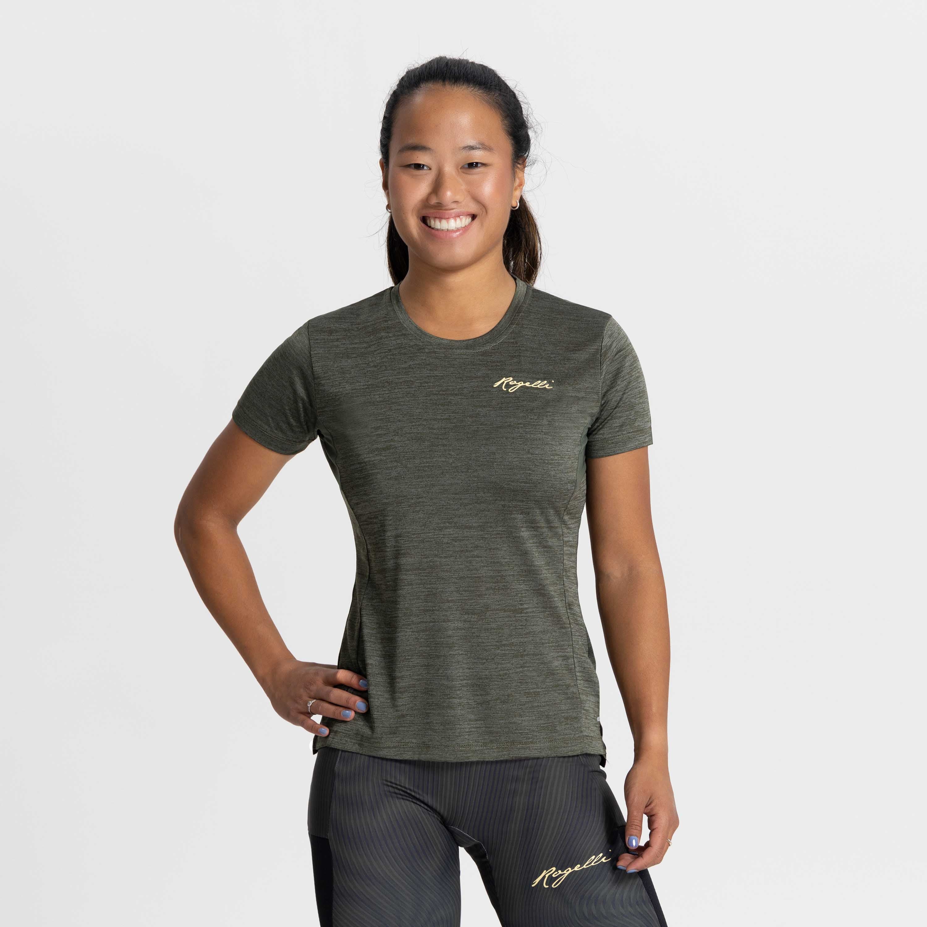 Kya Hardloopshirt Dames grijs