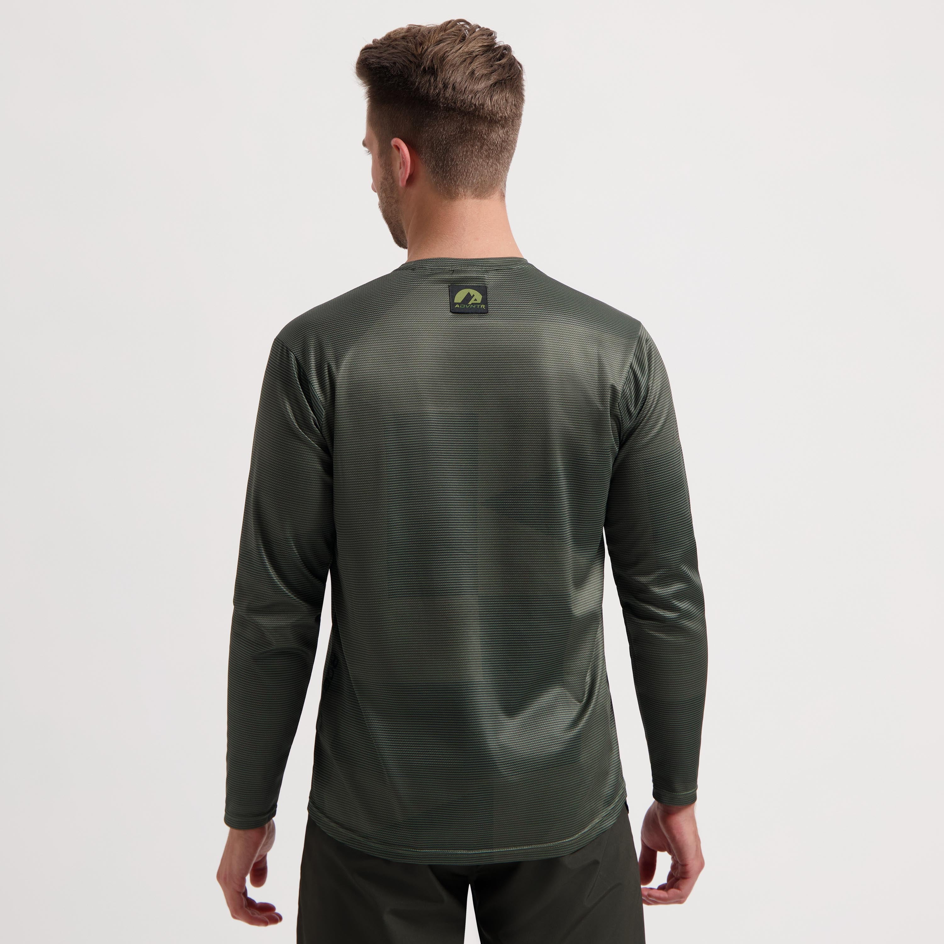 ADVNTR Core MTB Shirt Long Sleeve Men - Army green