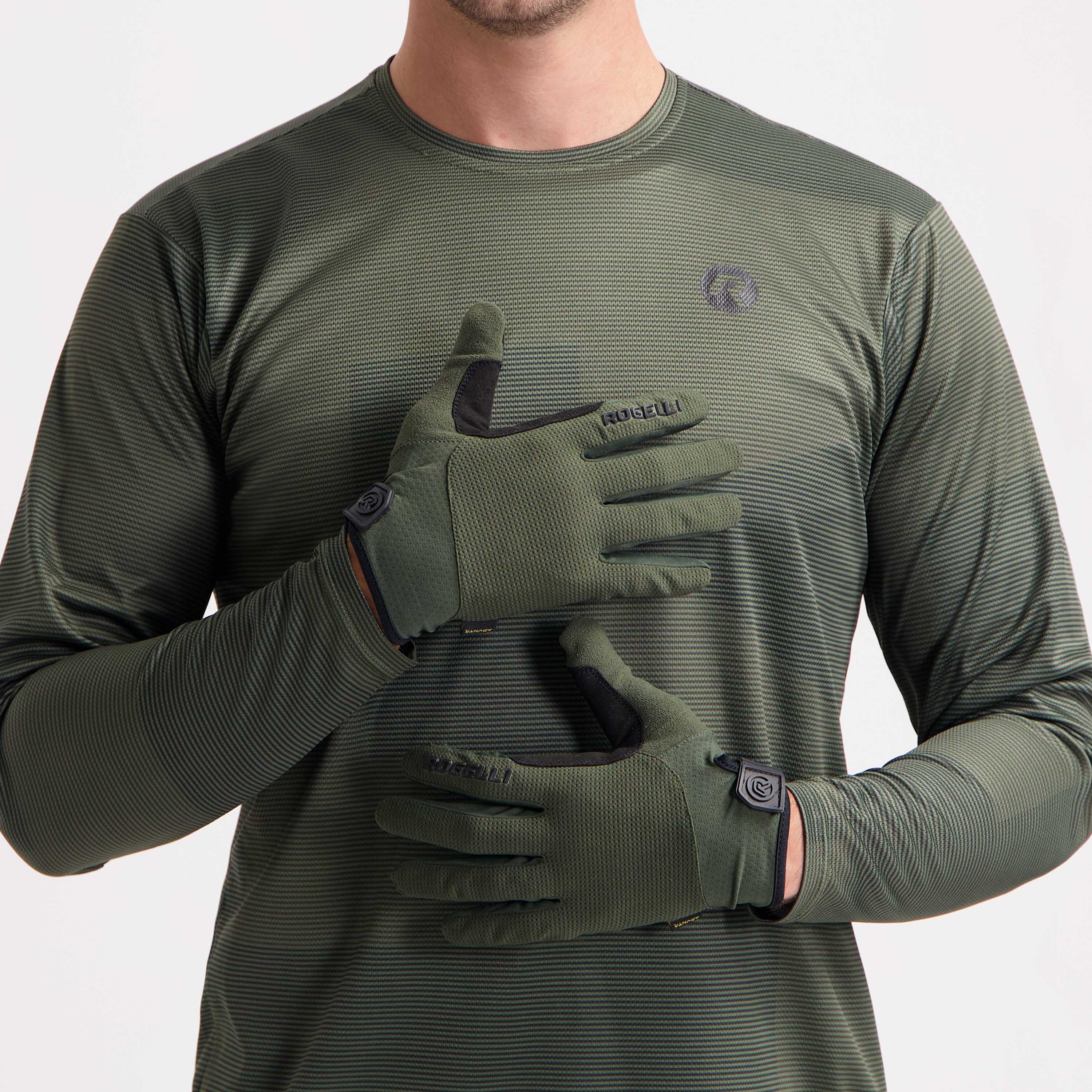Advntr Gel MTB gloves Men - Army green