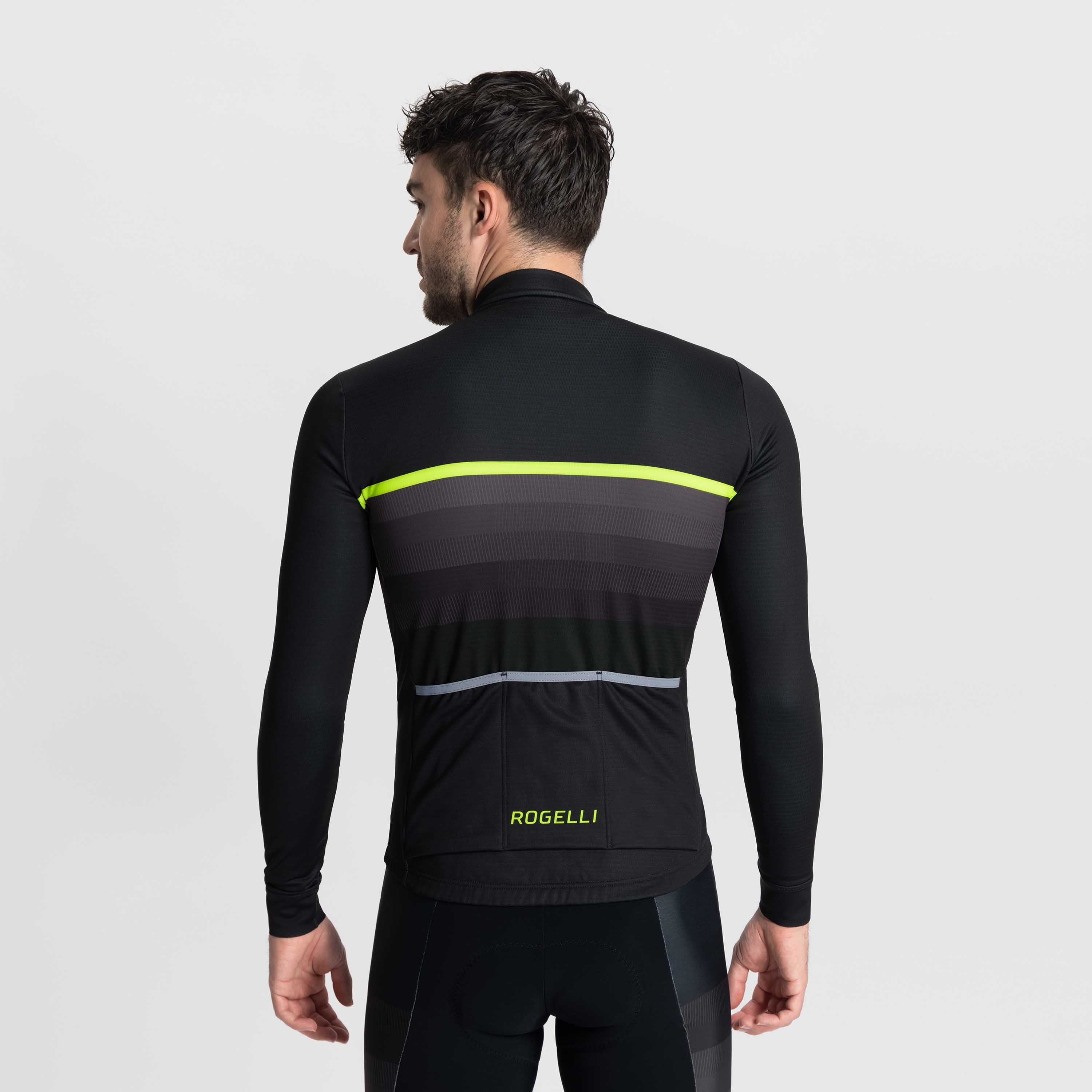 Hero II bicycle shirt Long sleeve Men - Black/neon yellow