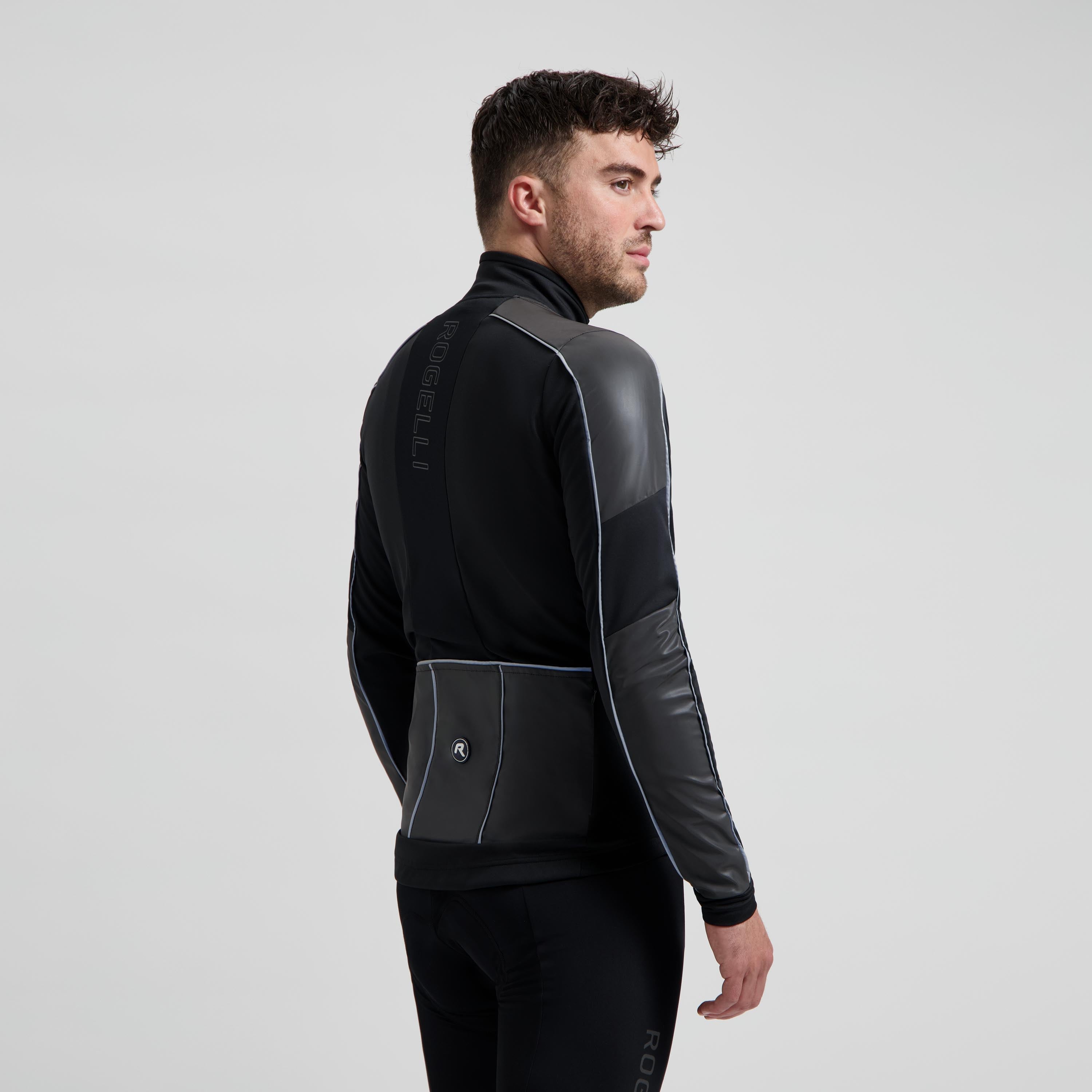 Essential Hi Vis Winter Cycling Jack Men - Black