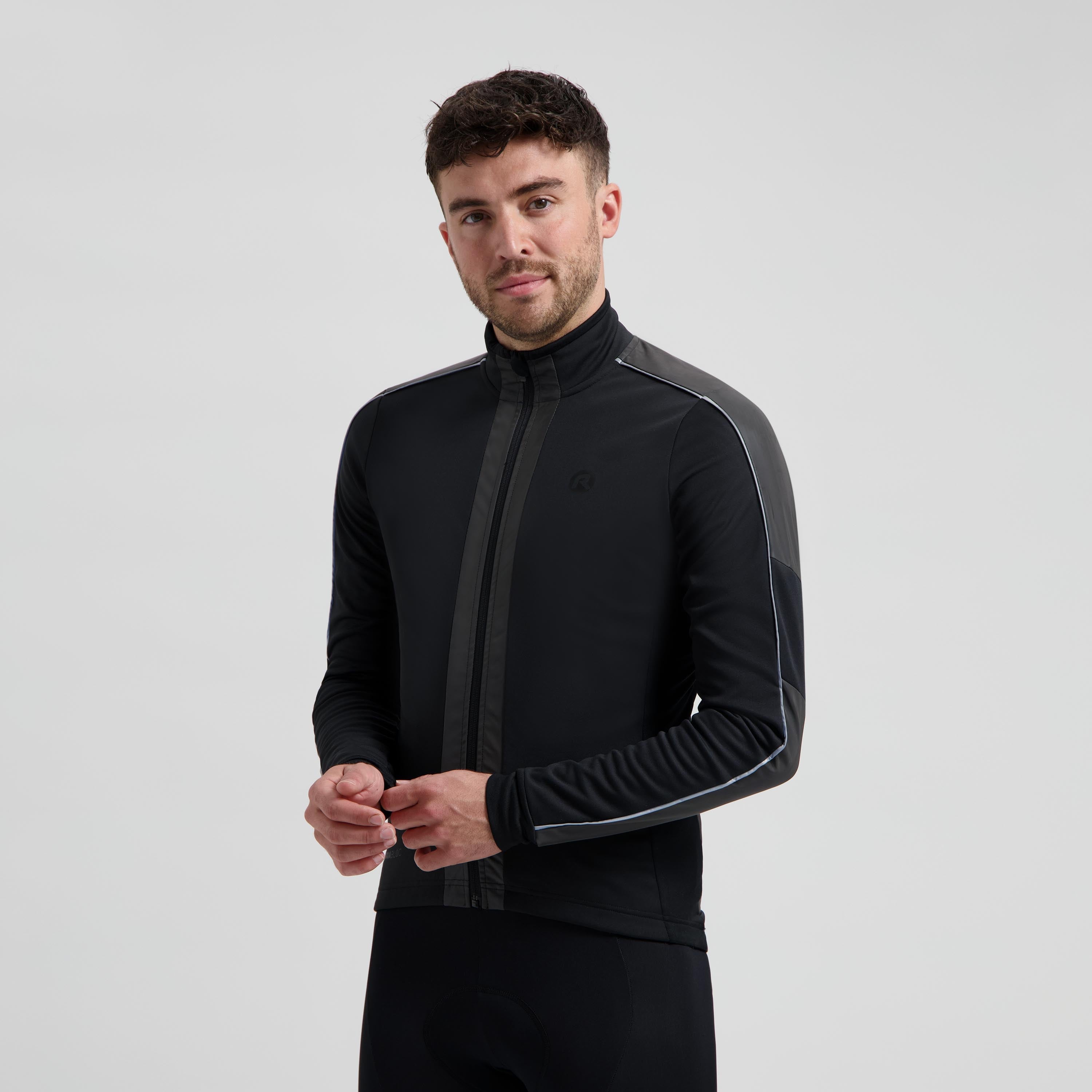 Essential Hi Vis Winter Cycling Jack Men - Black