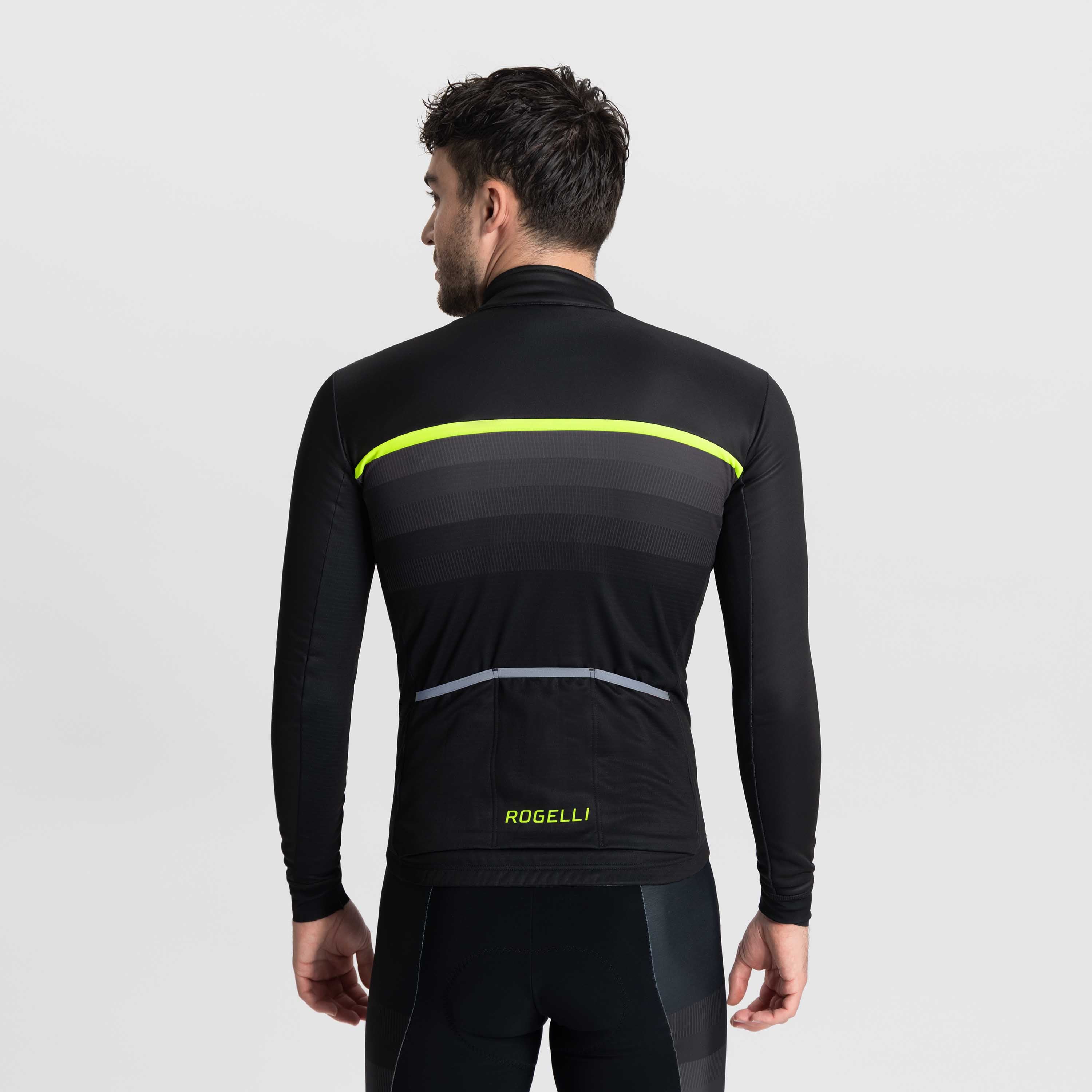 Hero II Winter bicycle jacket Men - Black/neon yellow