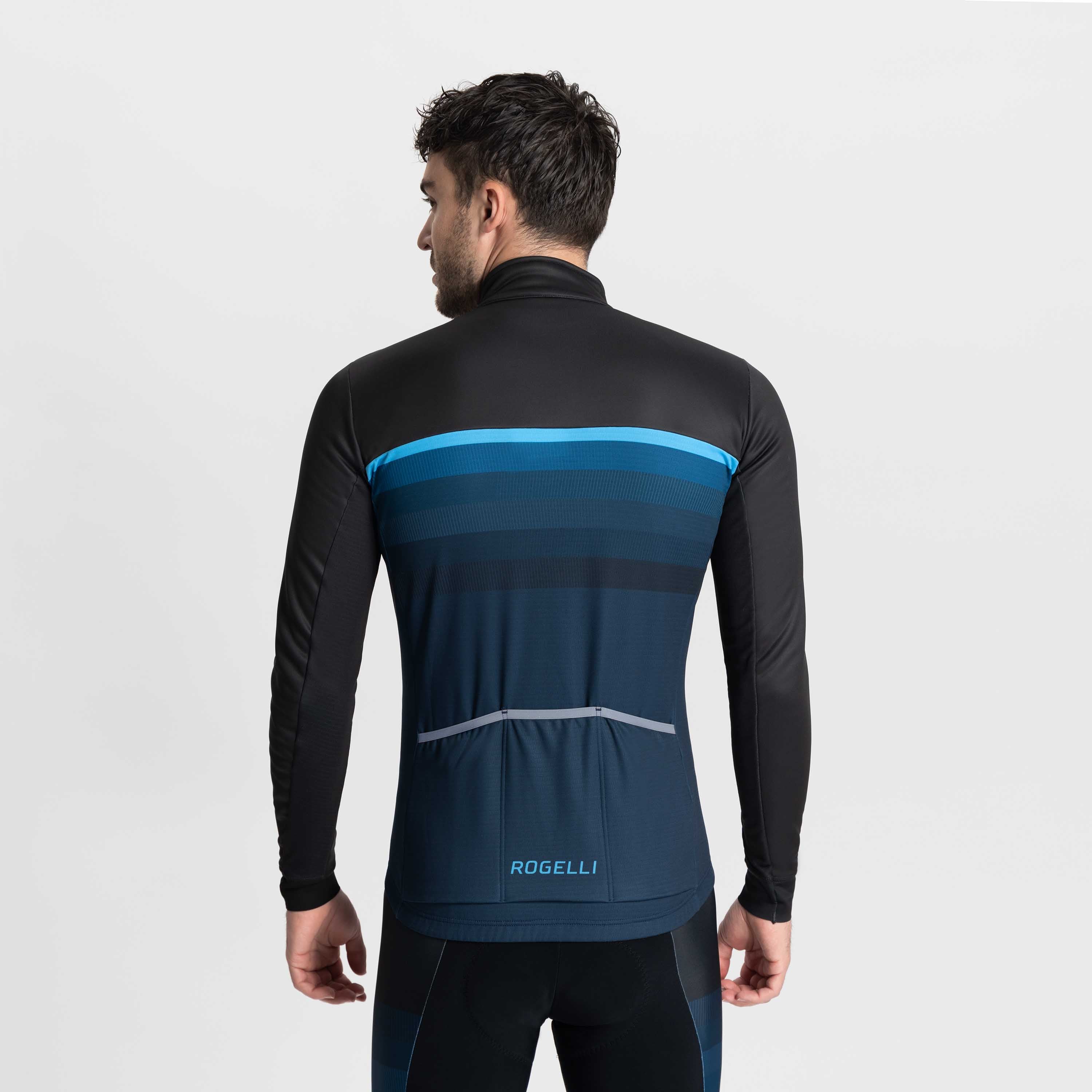Hero II Winter bicycle jacket Men - Black/blue