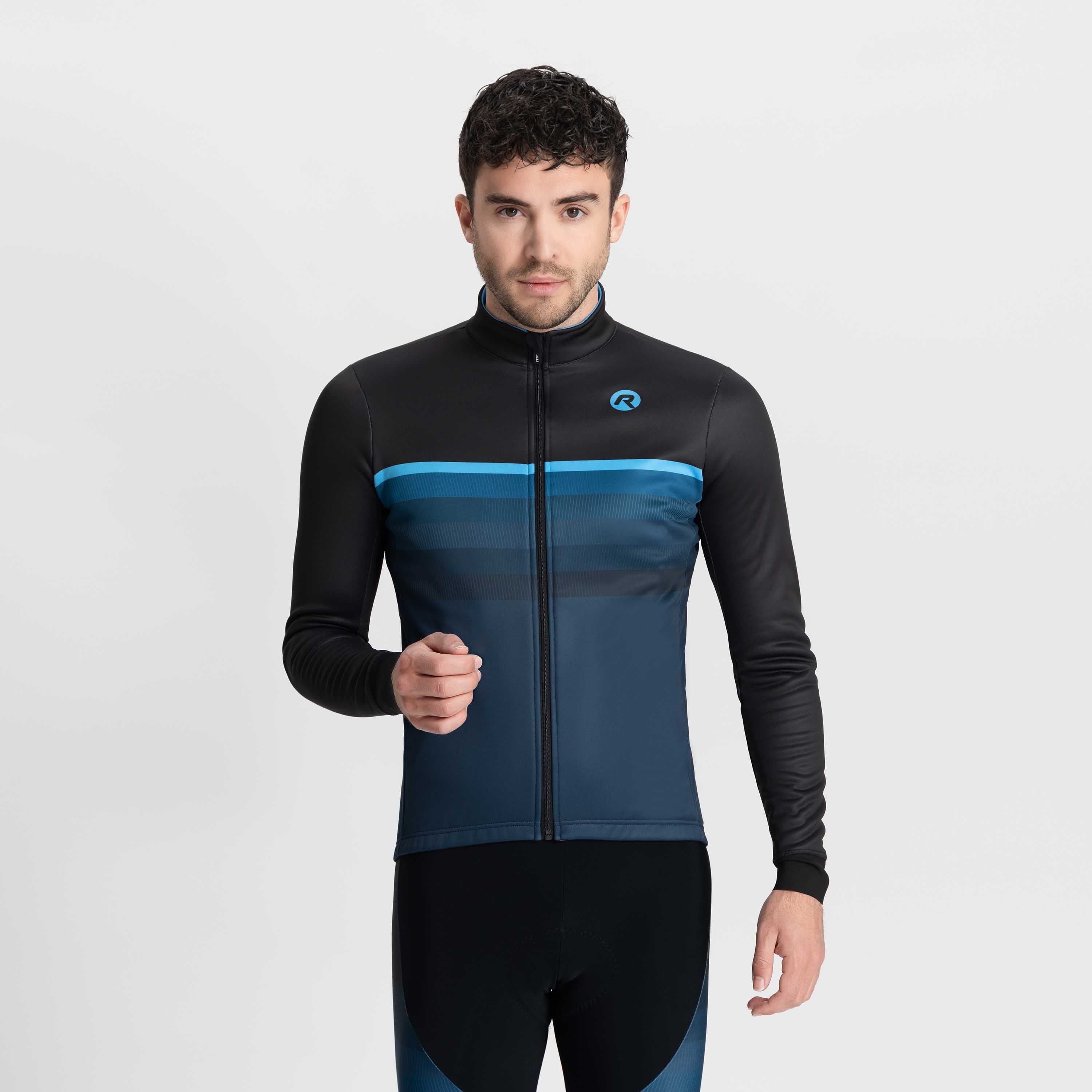 Hero II Winter bicycle jacket Men - Black/blue