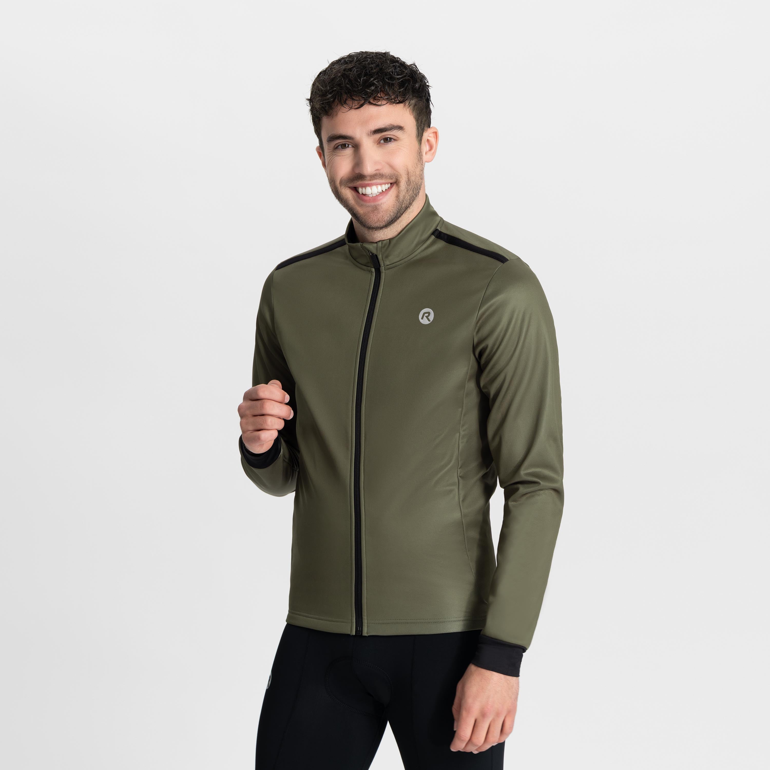 Core Winter Fietsjack Heren - Legergroen