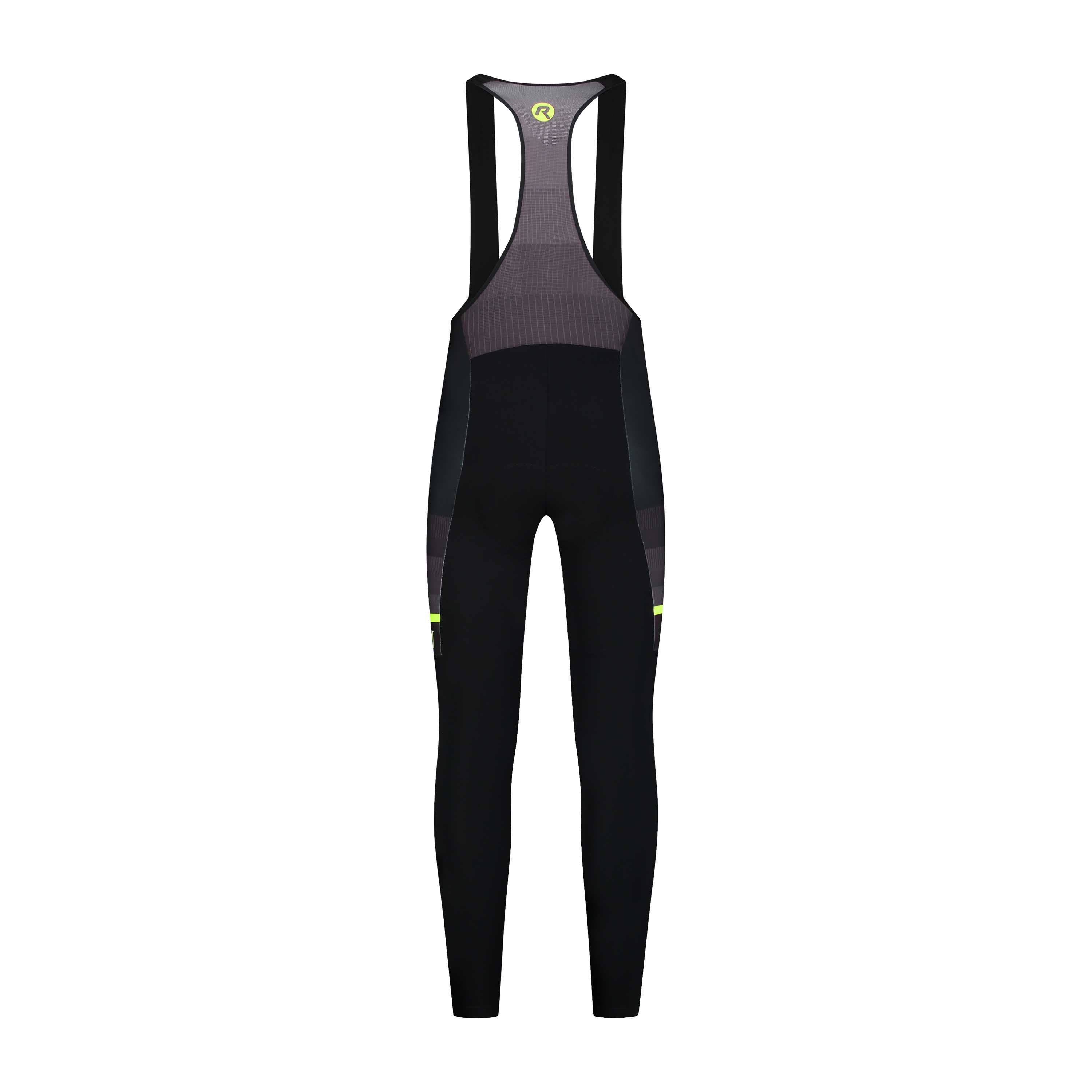 Hero II long cycling pants Men - Black/neon yellow