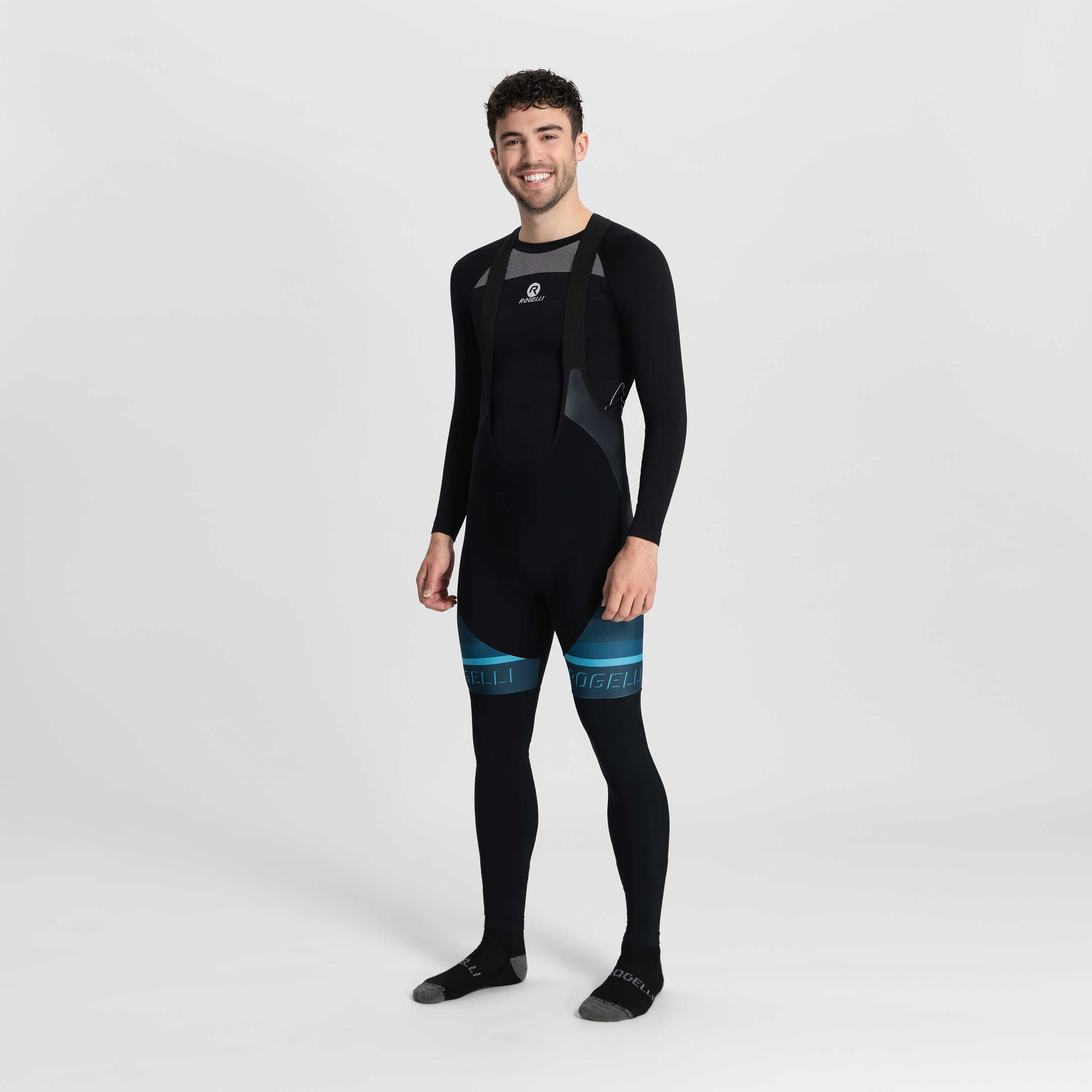 Hero II long cycling pants Men - Black/blue