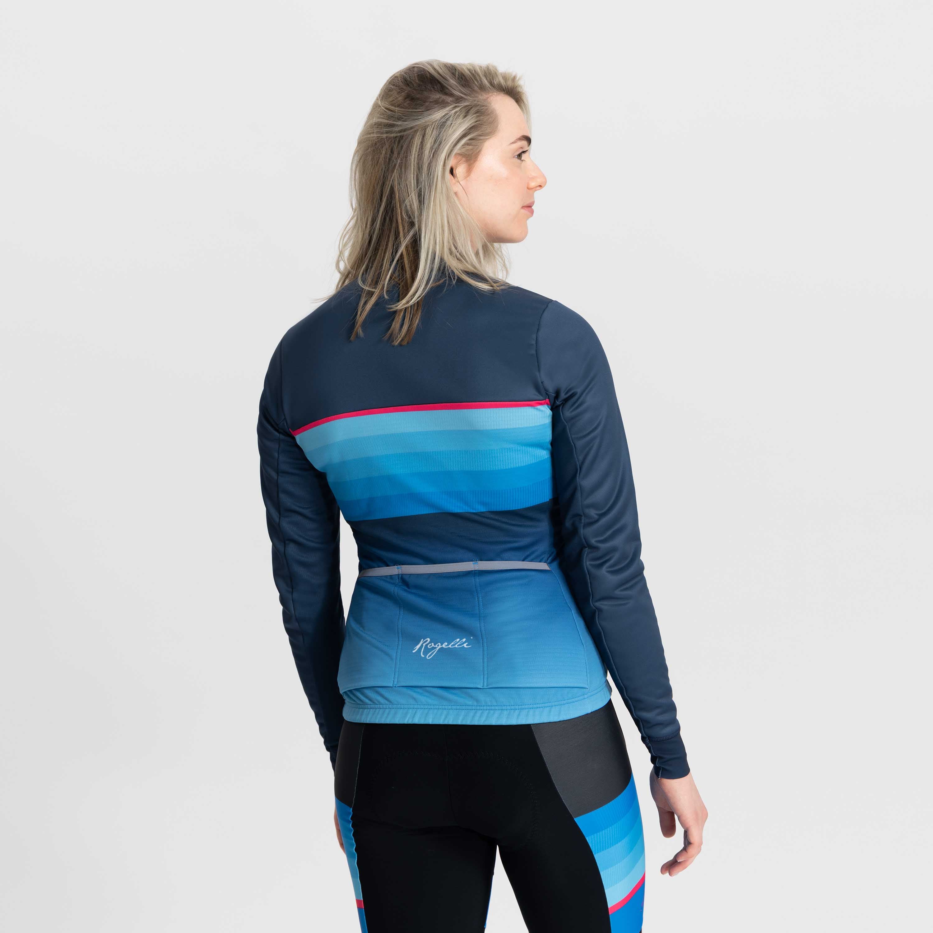 Impress II Winter Cycling Jack Ladies - Blue/Pink