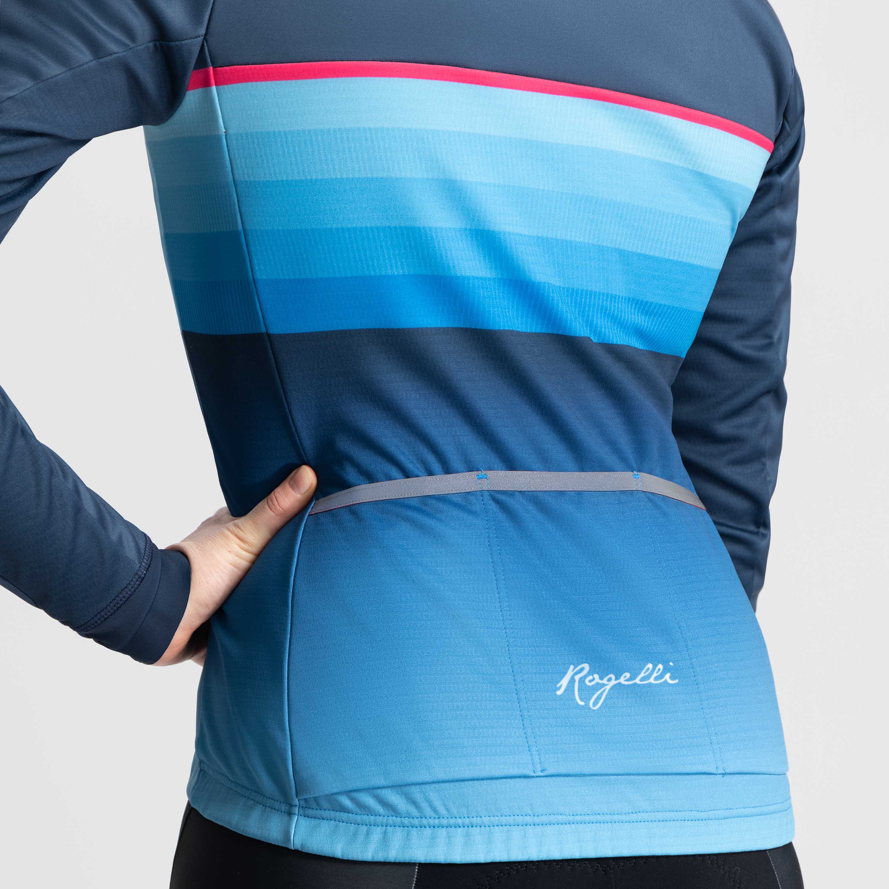 Impress II Winter Cycling Jack Ladies - Blue/Pink