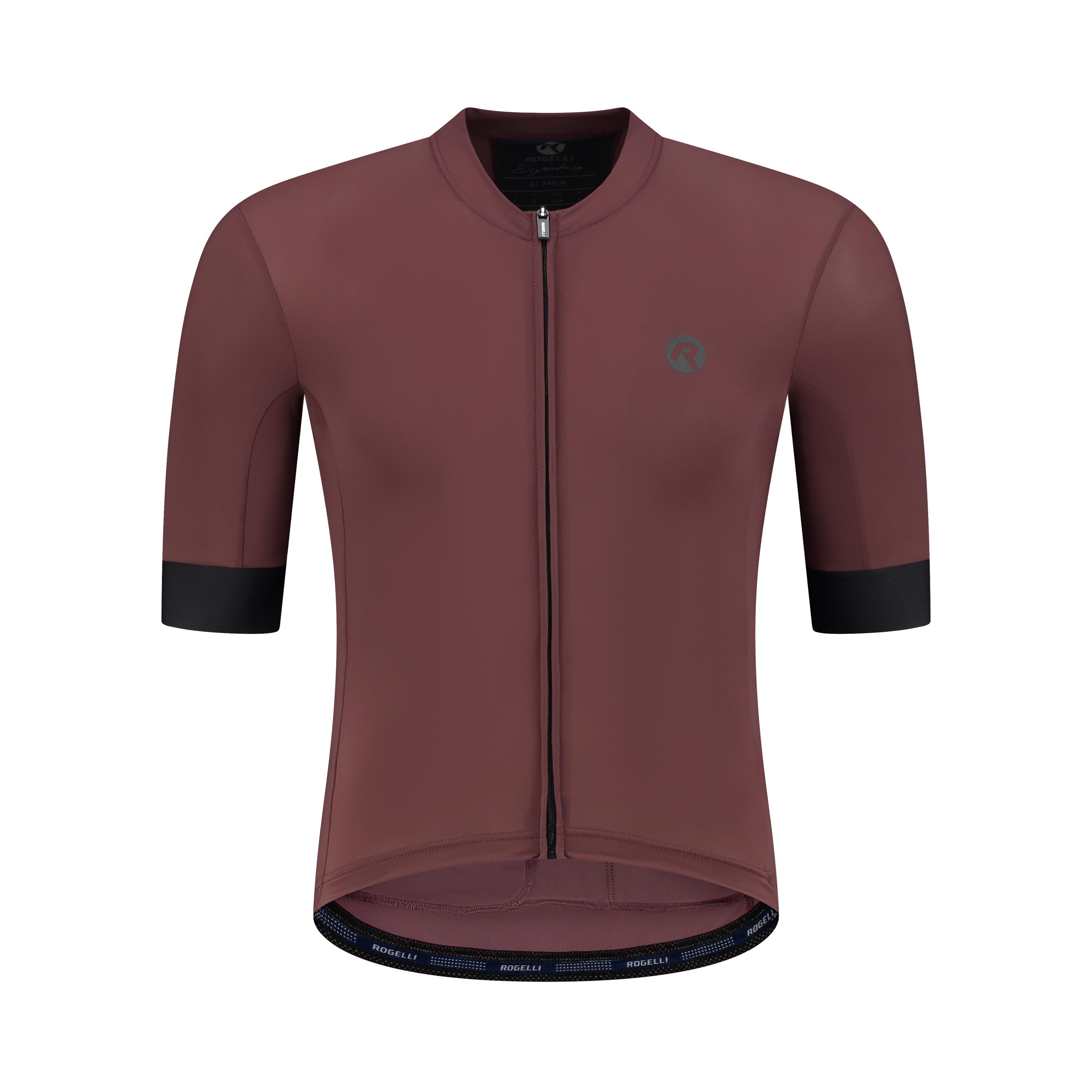 Signature Bicycle shirt Men - Bordeaux