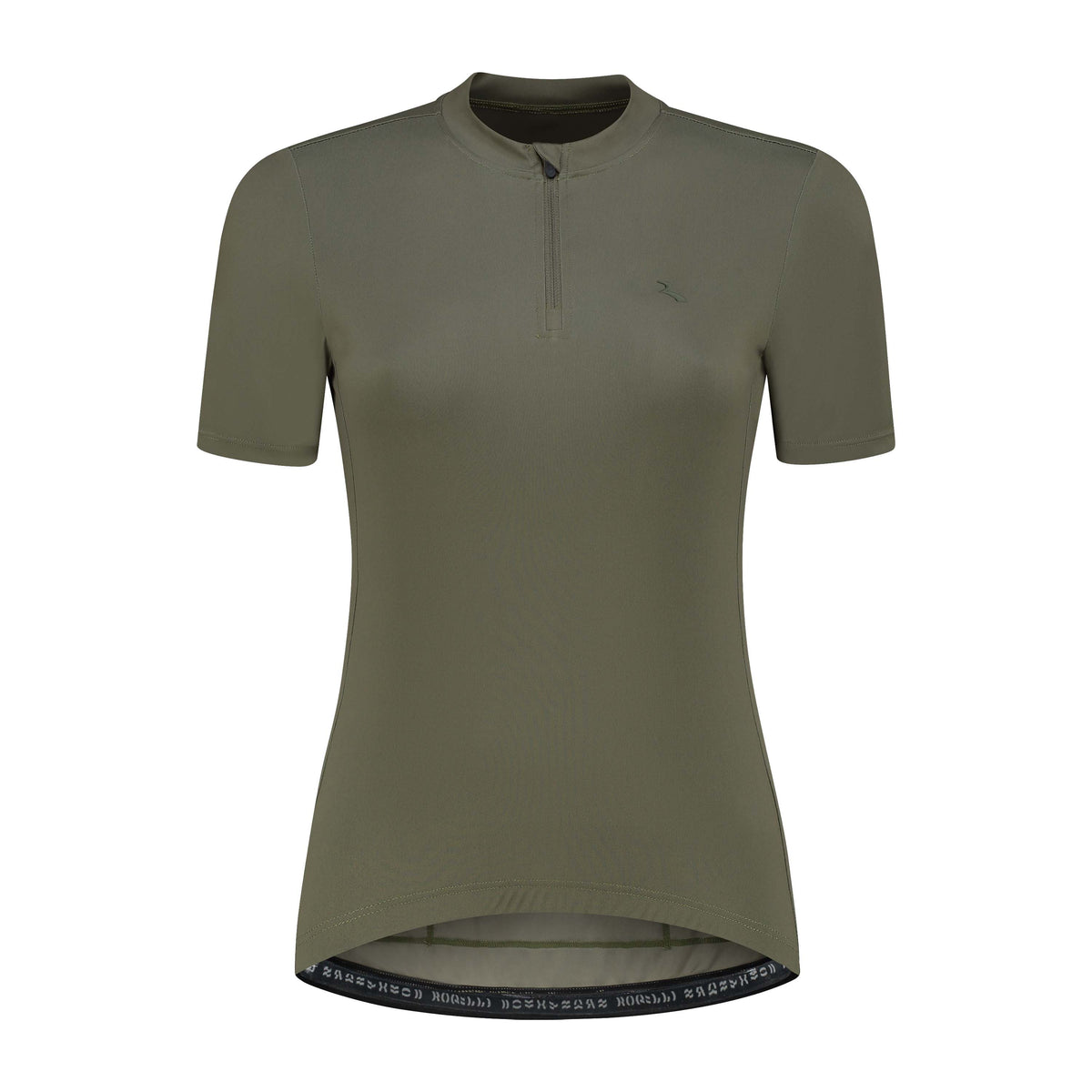 Rogelli Core fietsshirt dames groen korte mouw voorkant.