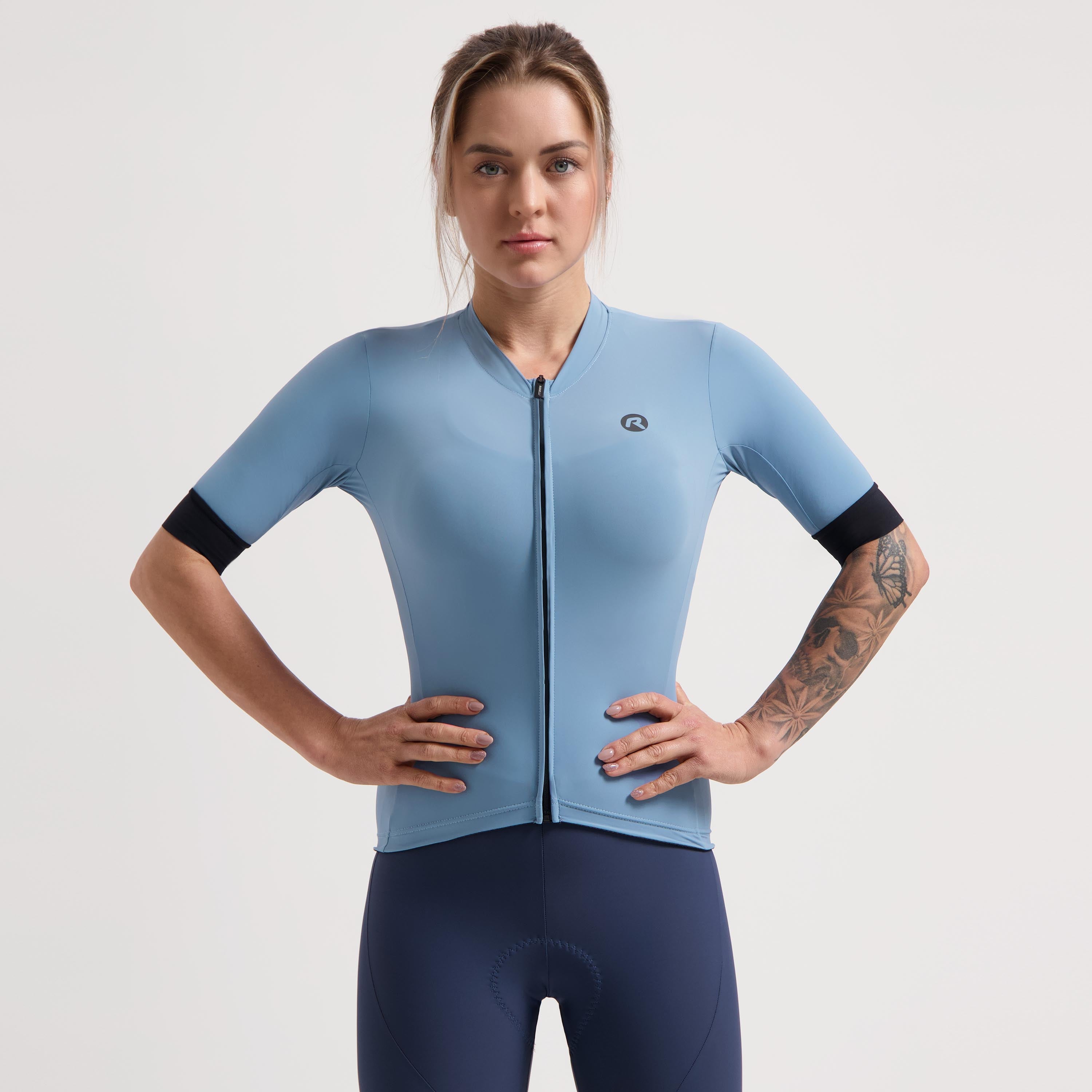 Signature Bicycle shirt Ladies - Nebulosa Blue