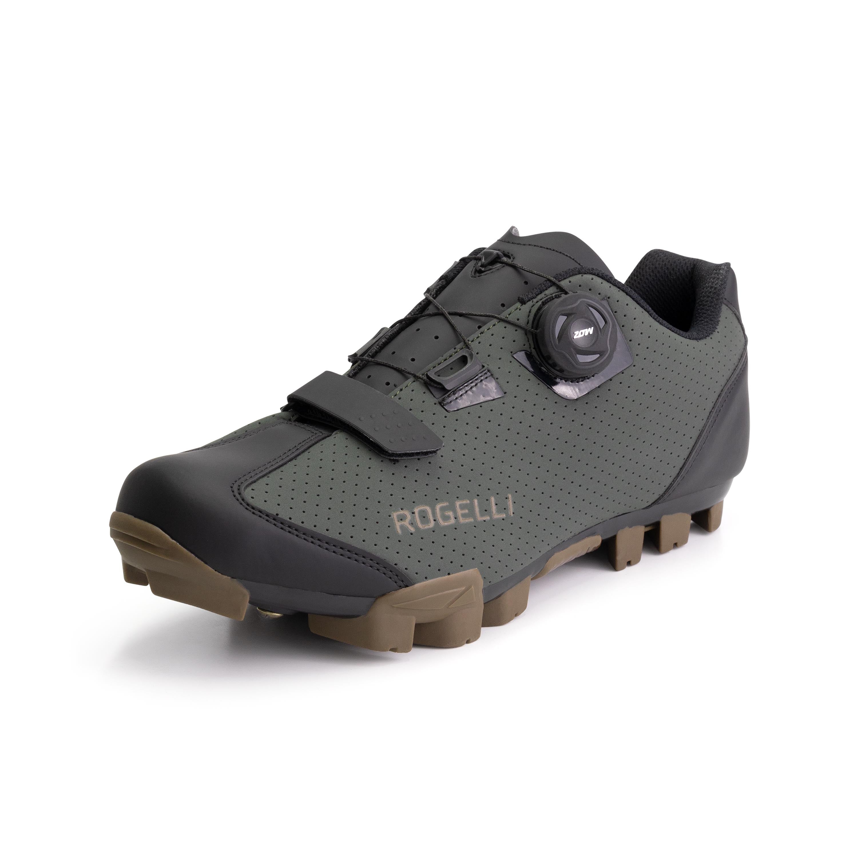 R-400X MTB shoes-Army green/Gum