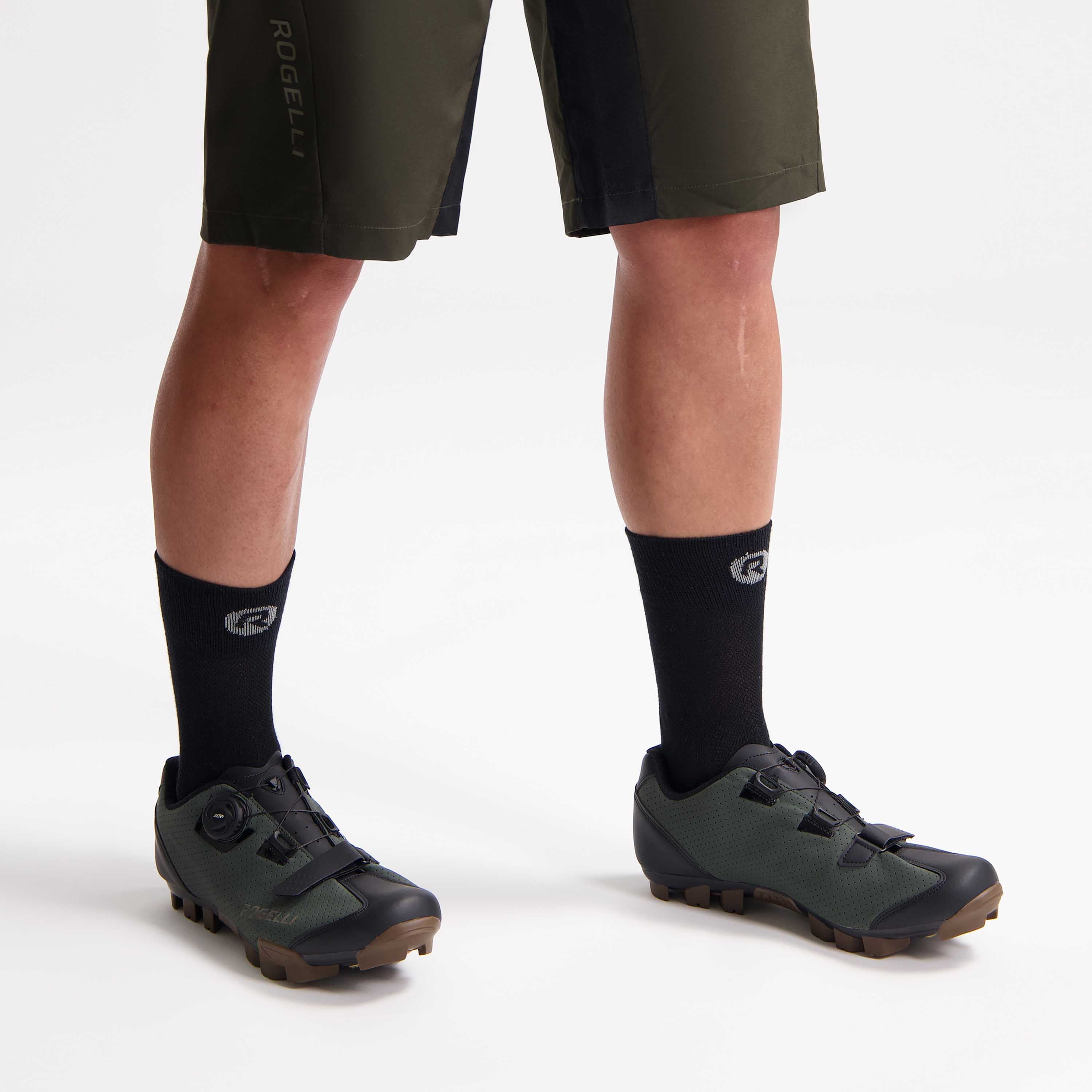 R-400X MTB shoes-Army green/Gum
