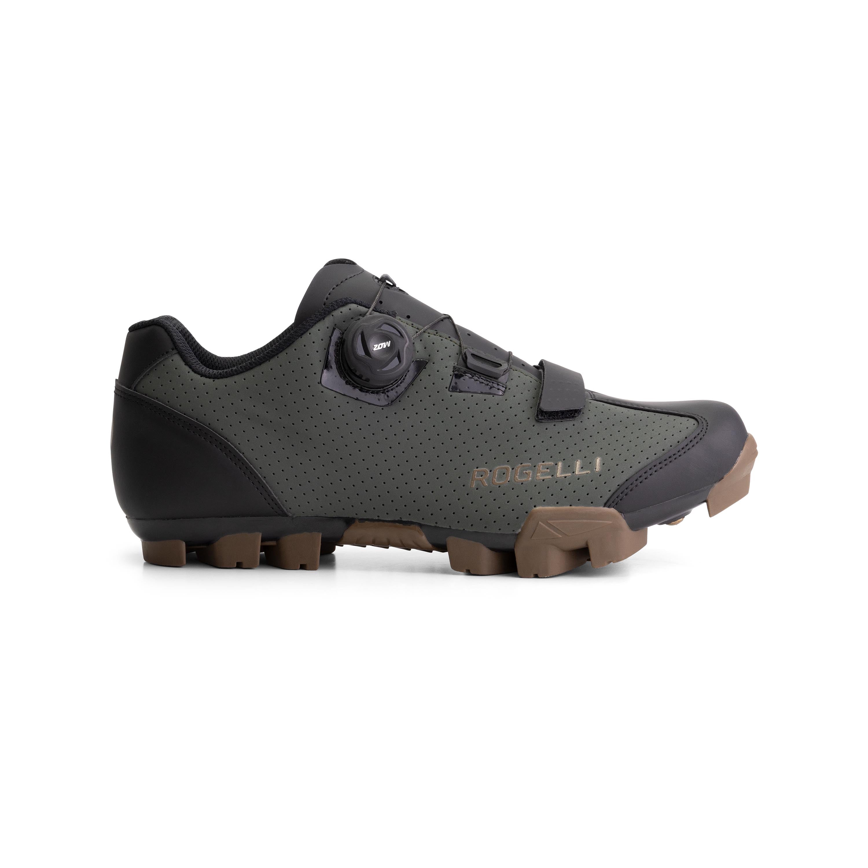 R-400X MTB shoes-Army green/Gum