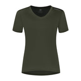 Promo Hardloopshirt Dames - Legergroen
