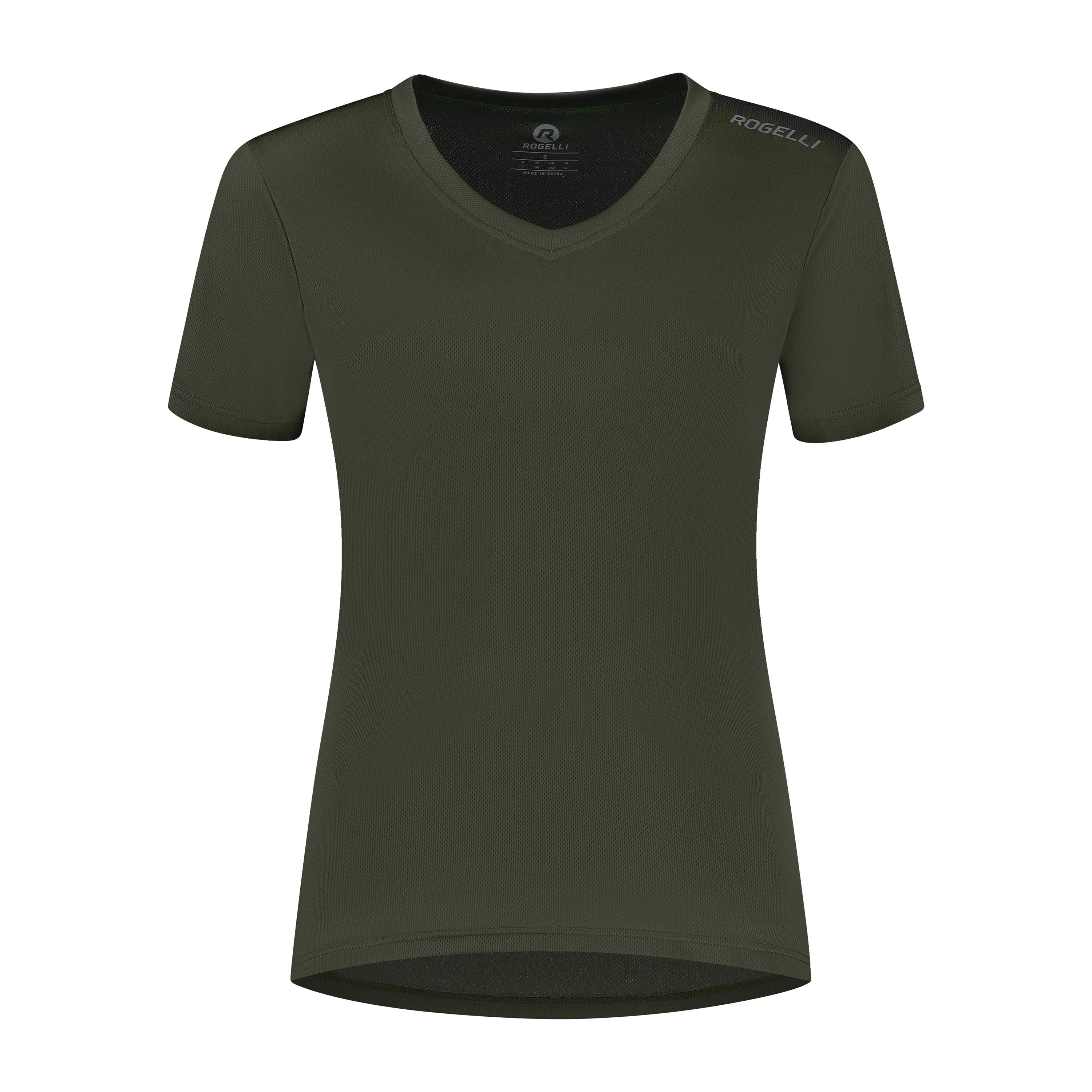 Promo running shirt ladies - Army green