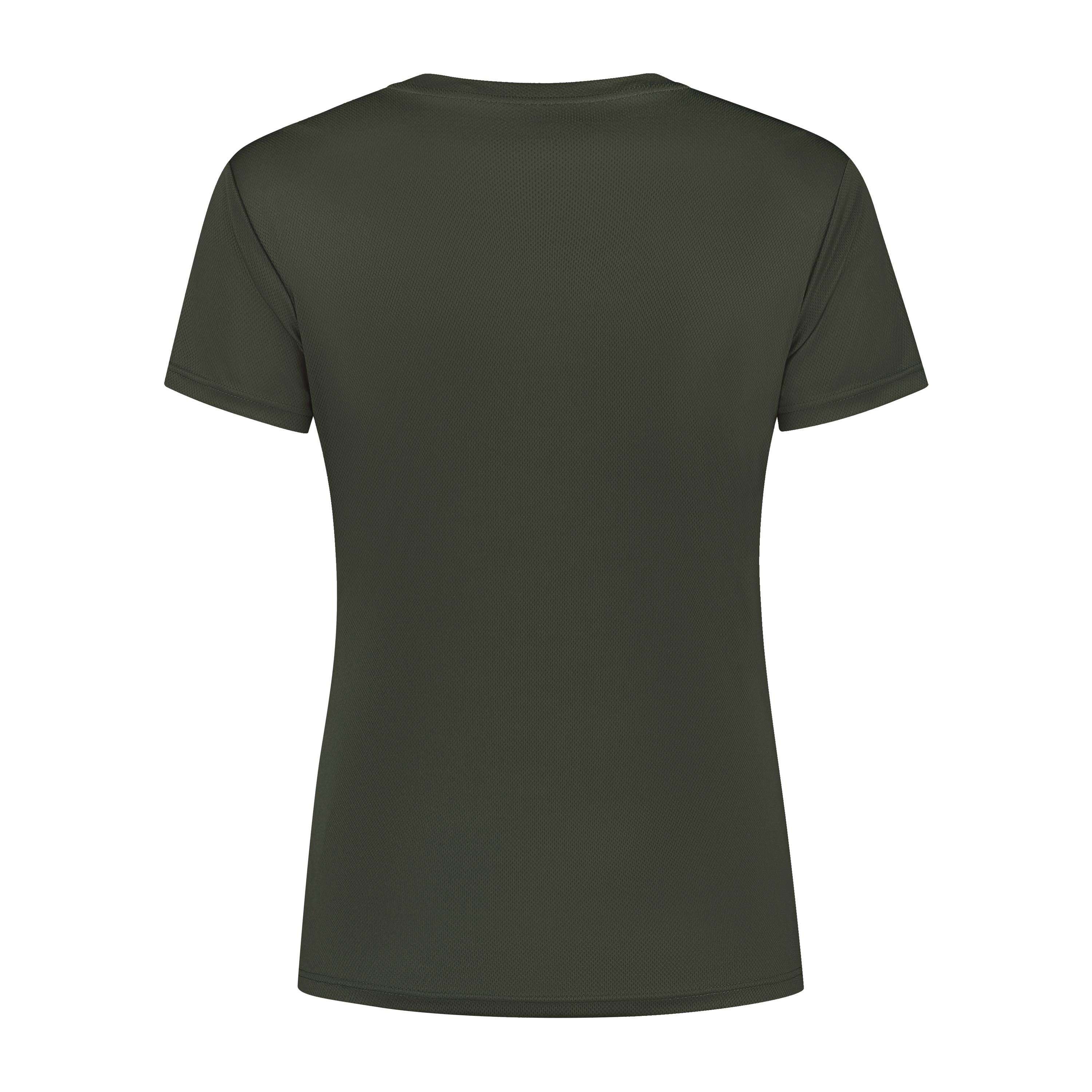 Promo running shirt ladies - Army green