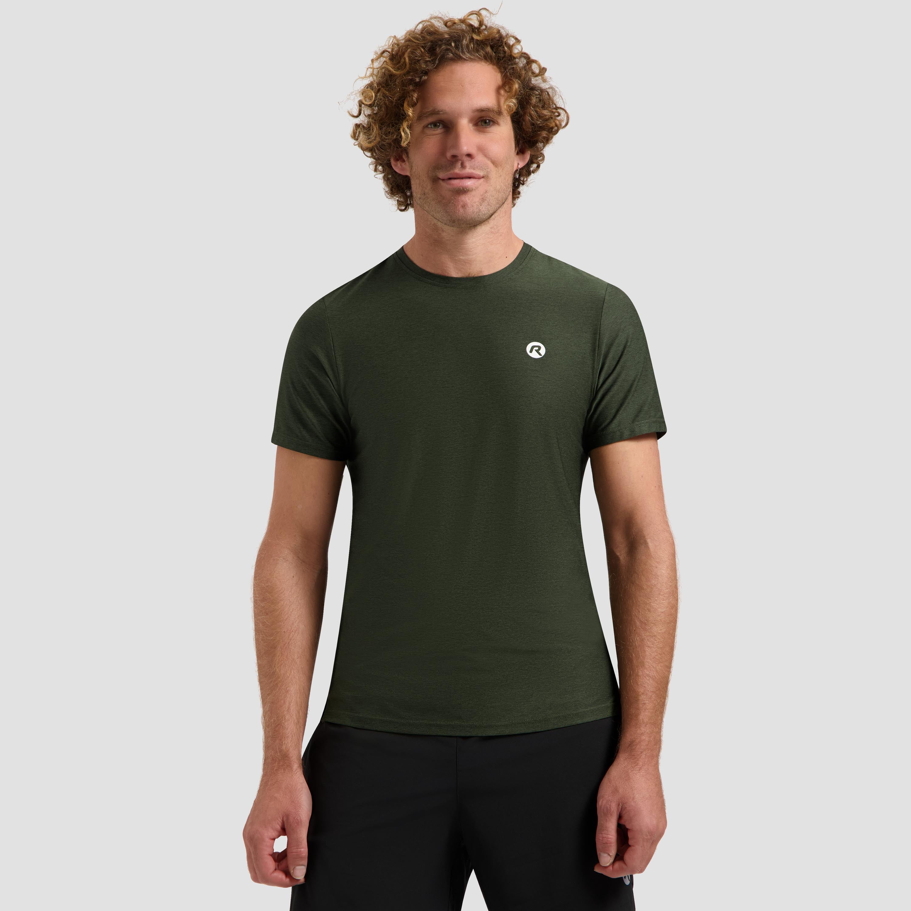 Essential Running shirt Men - Army green