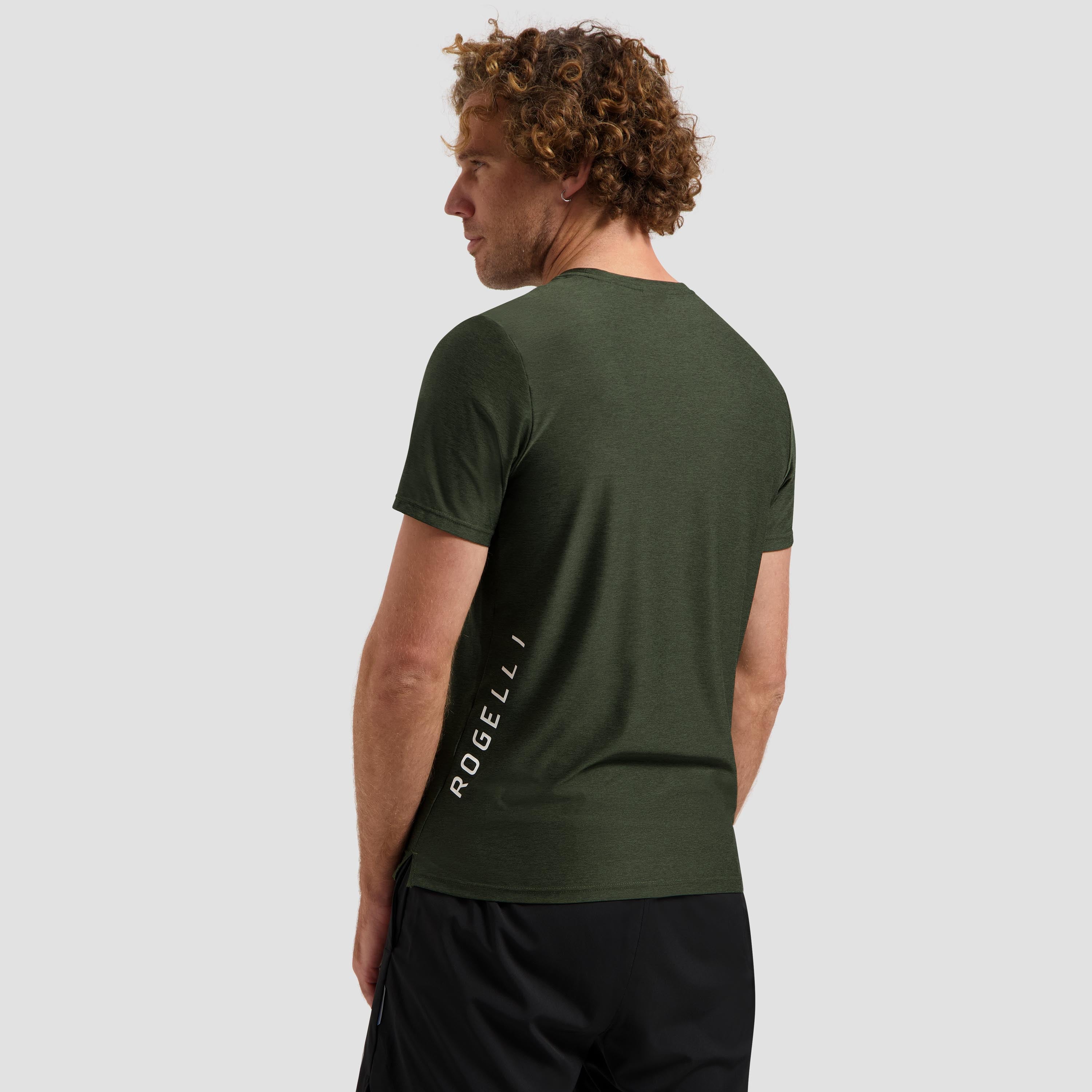 Essential Running shirt Men - Army green