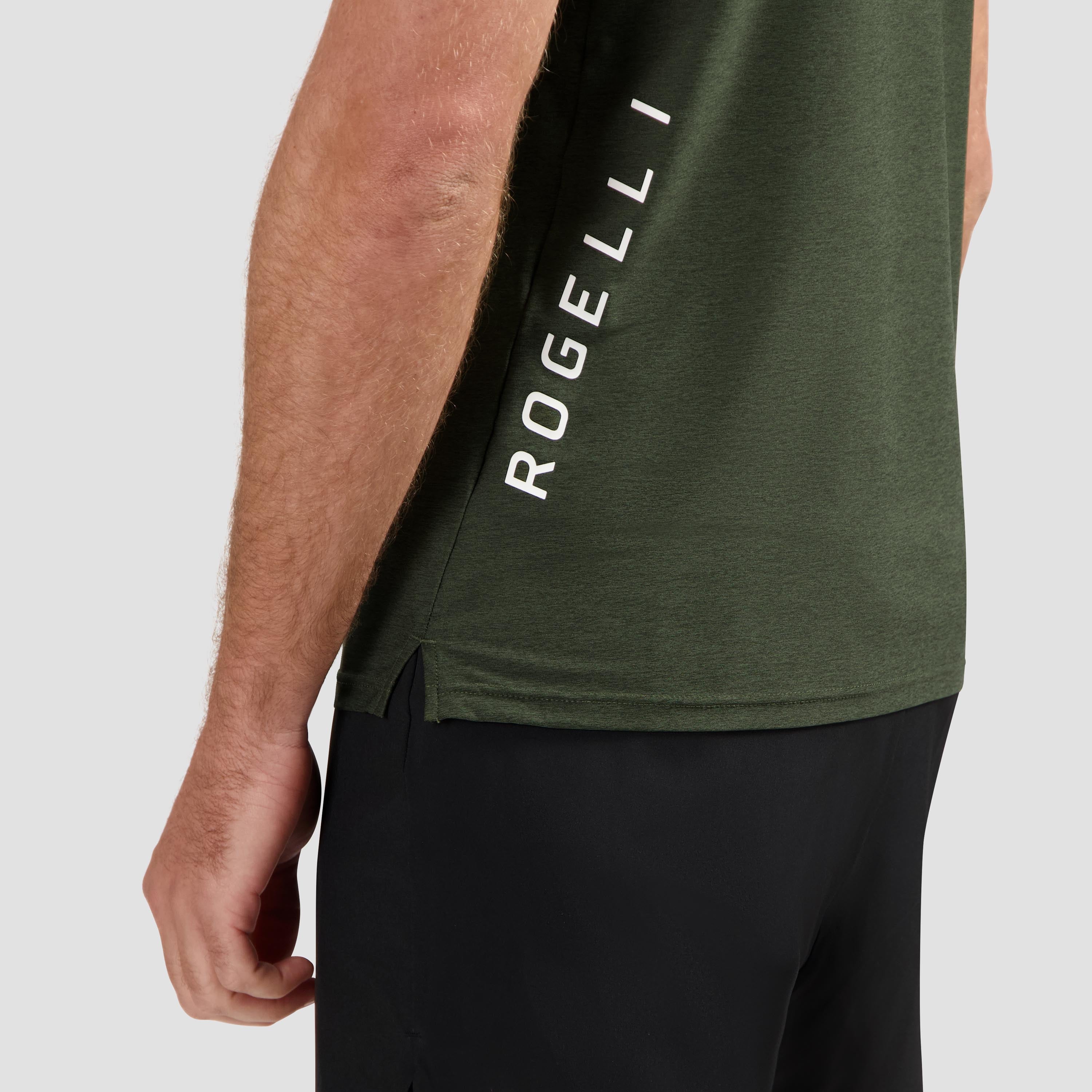 Essential Running shirt Men - Army green