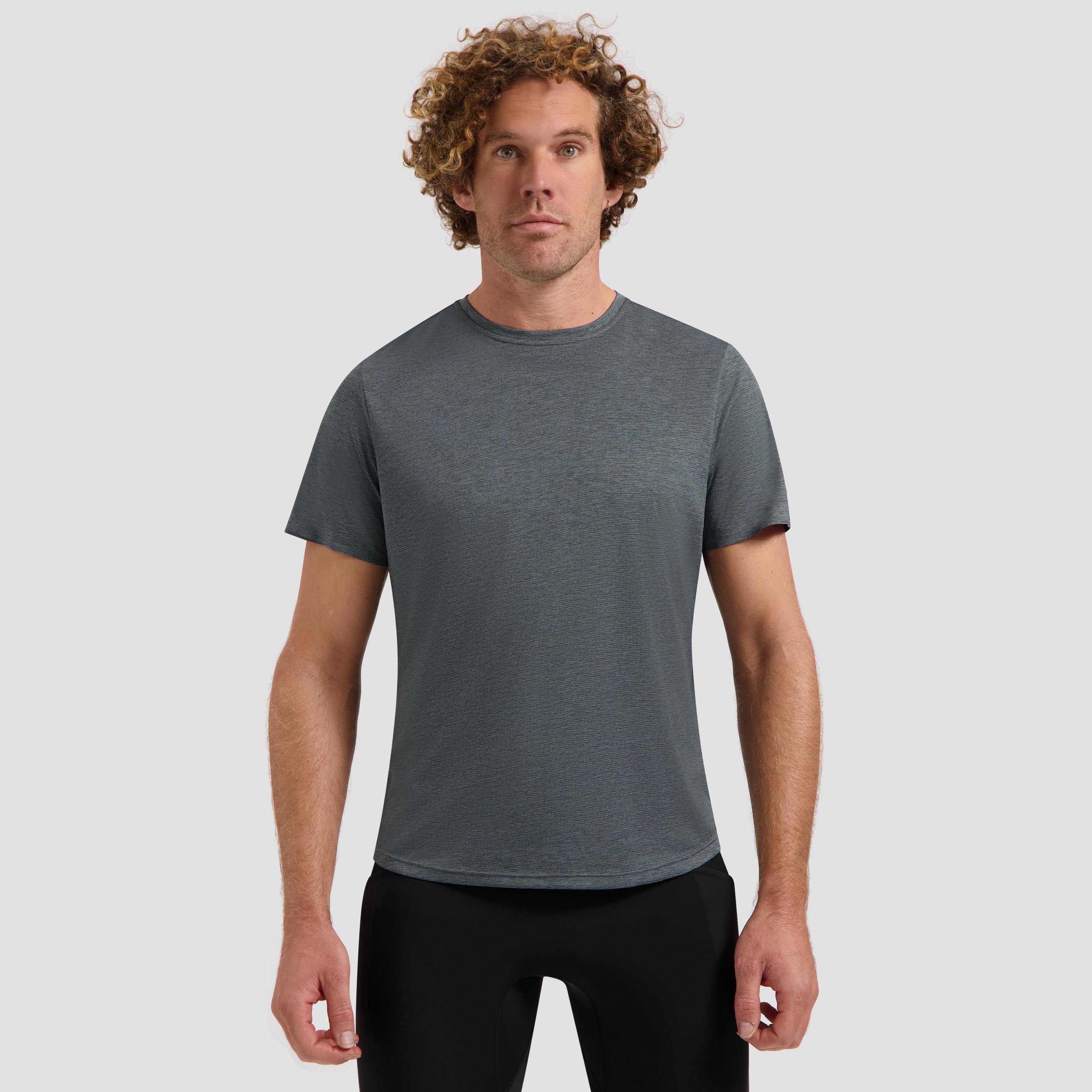 Distance running shirt Men - light blue