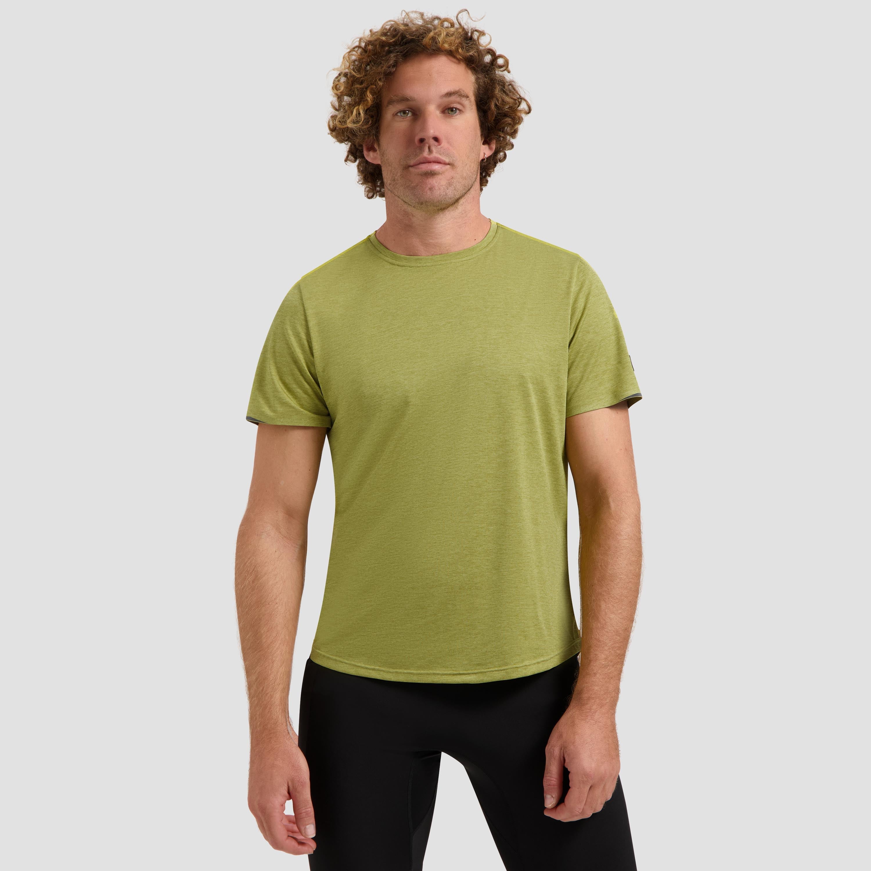 Distance running shirt Men - mustard