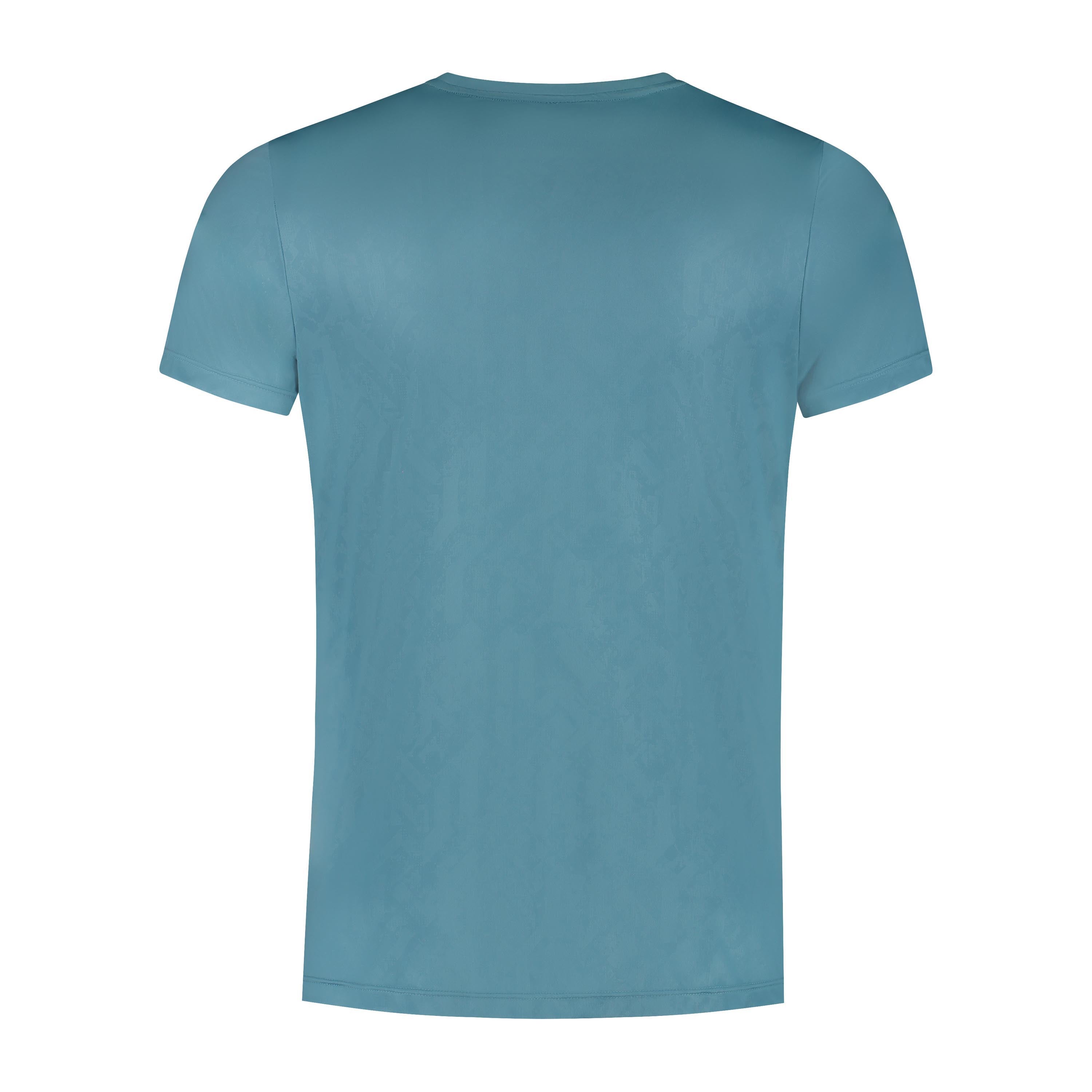 Motion Hardloopshirt Heren - Storm Blauw Reliëf