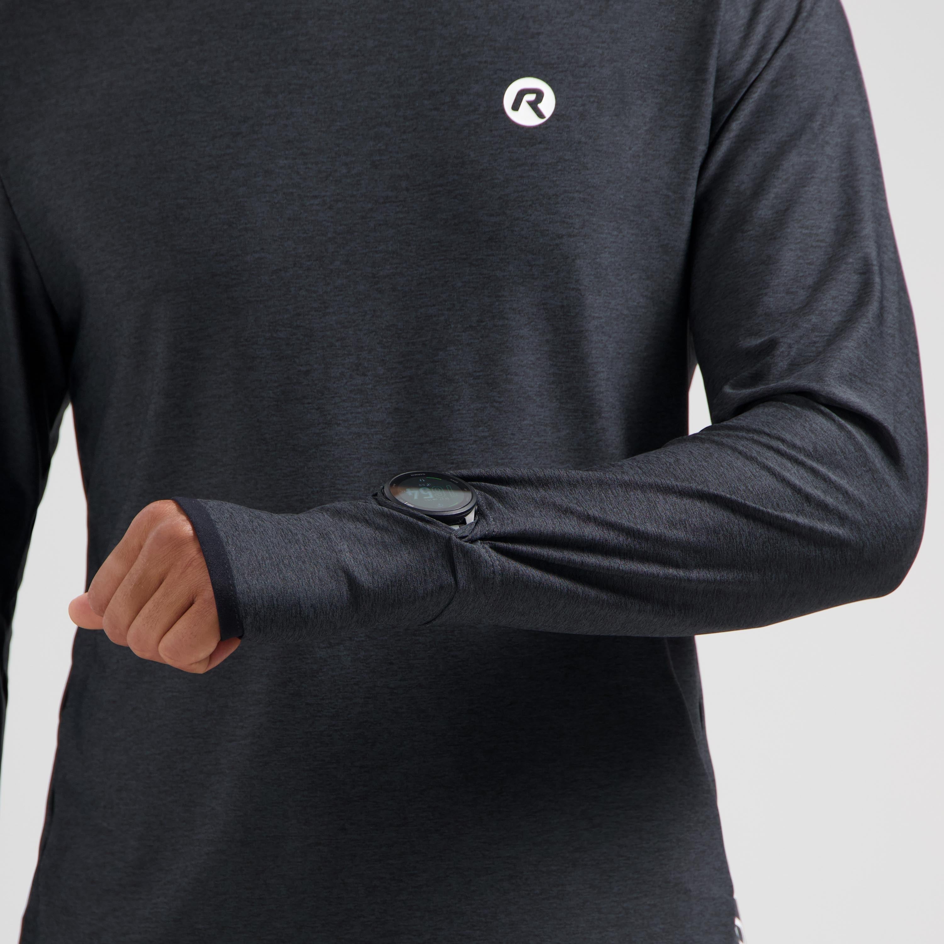Essential Running shirt Long sleeve Men - Black