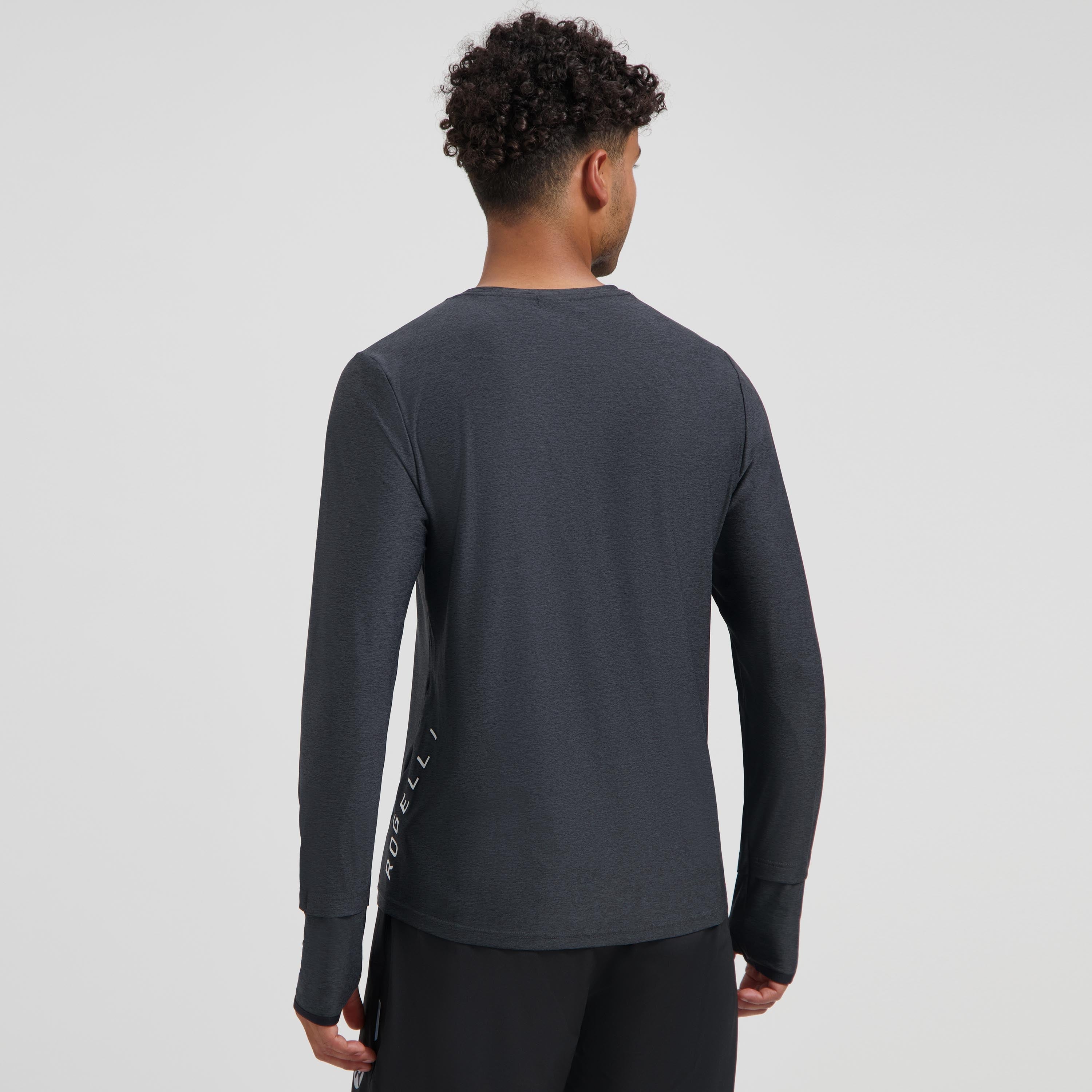 Essential Running shirt Long sleeve Men - Black