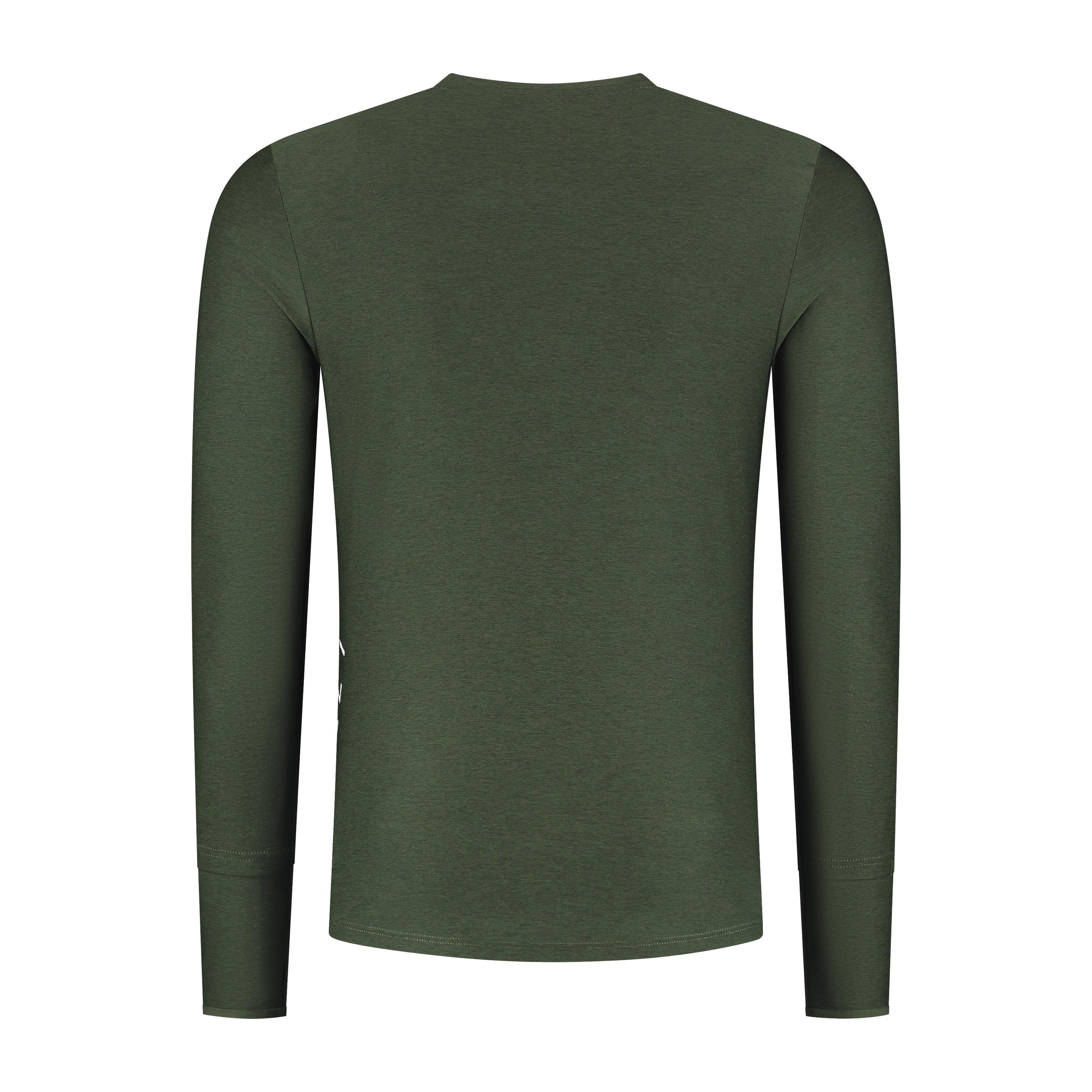 Essential Running shirt Long sleeve Men - Army green