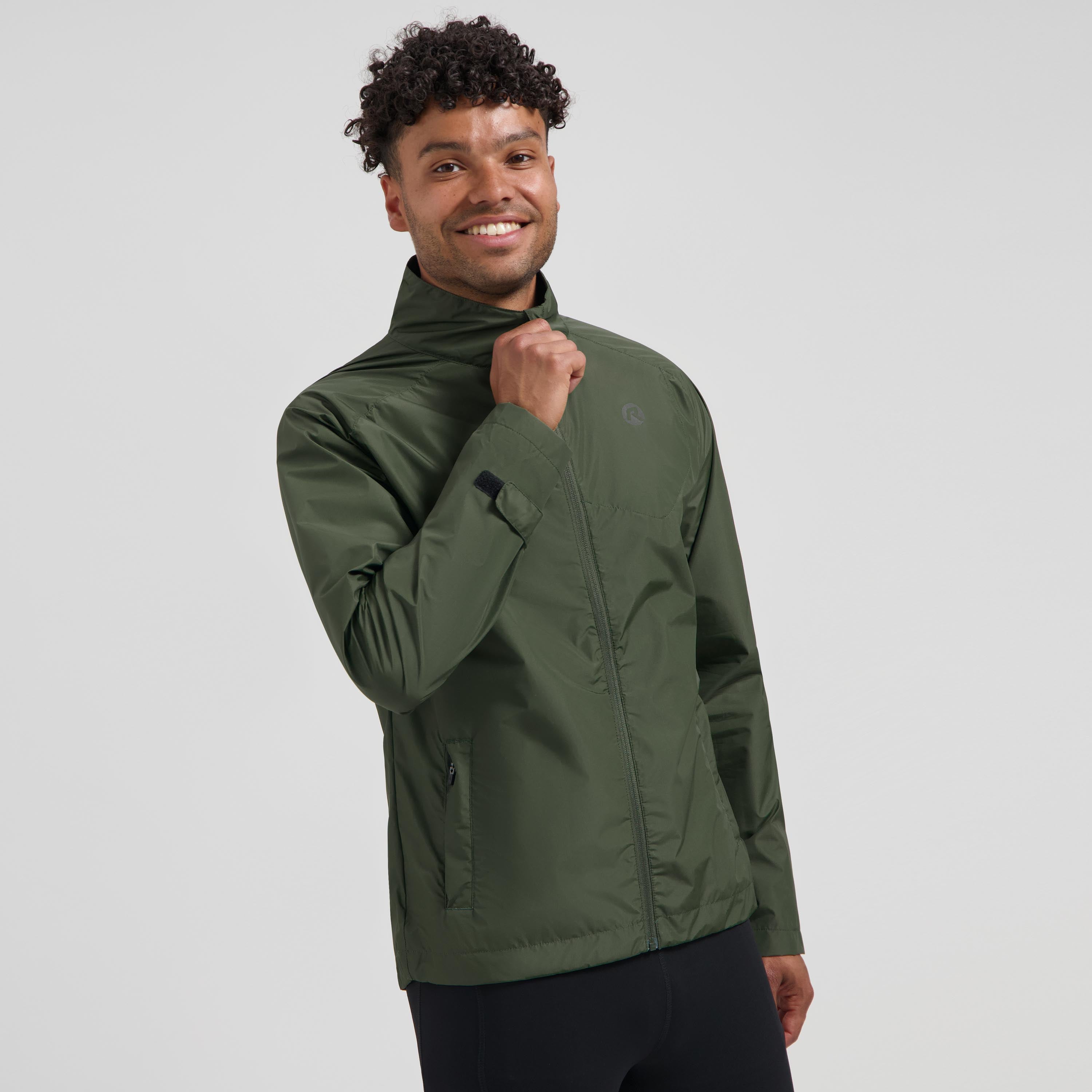 Essential Running jacket Men - Army green