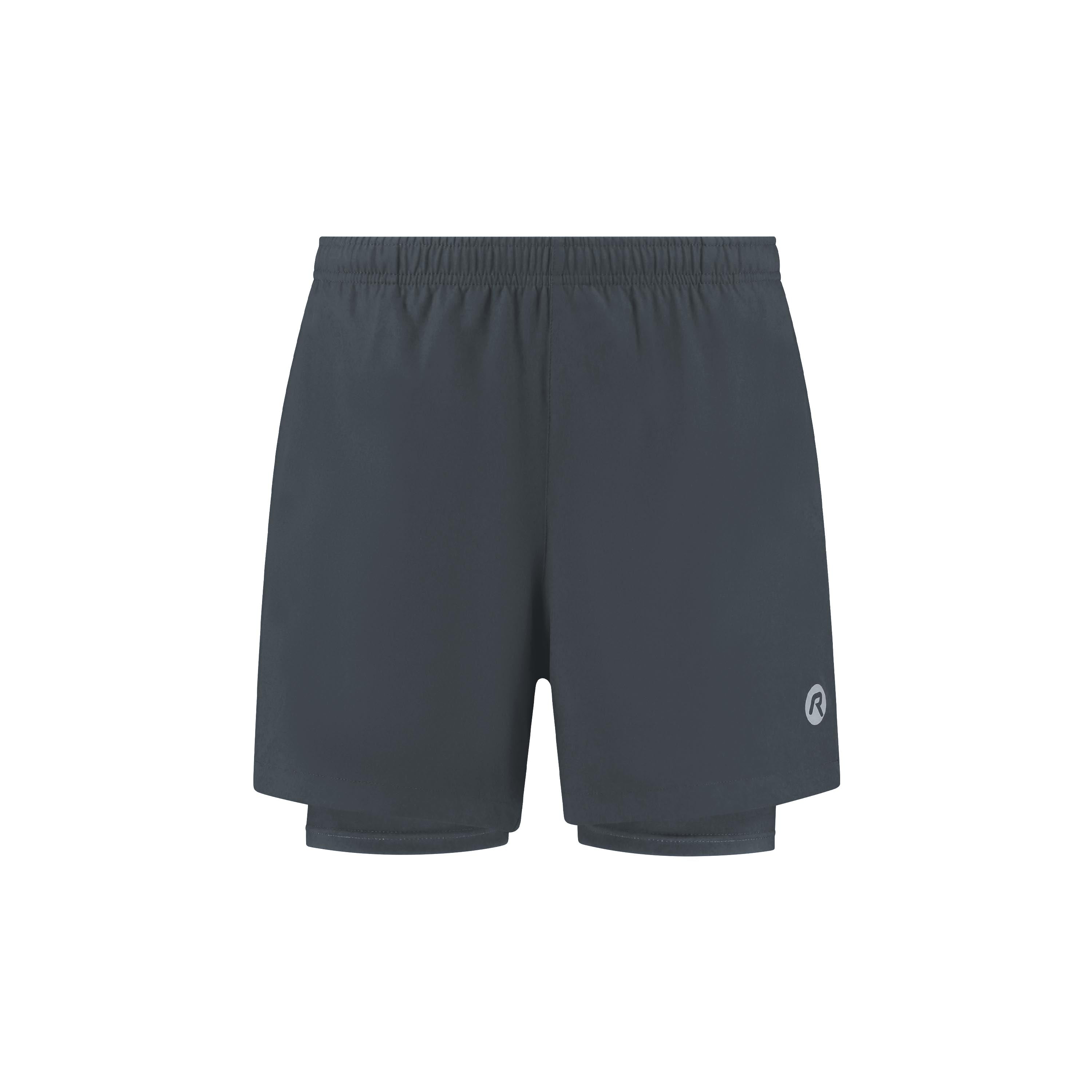Essential 2-in-1 running shorts Men - Gray