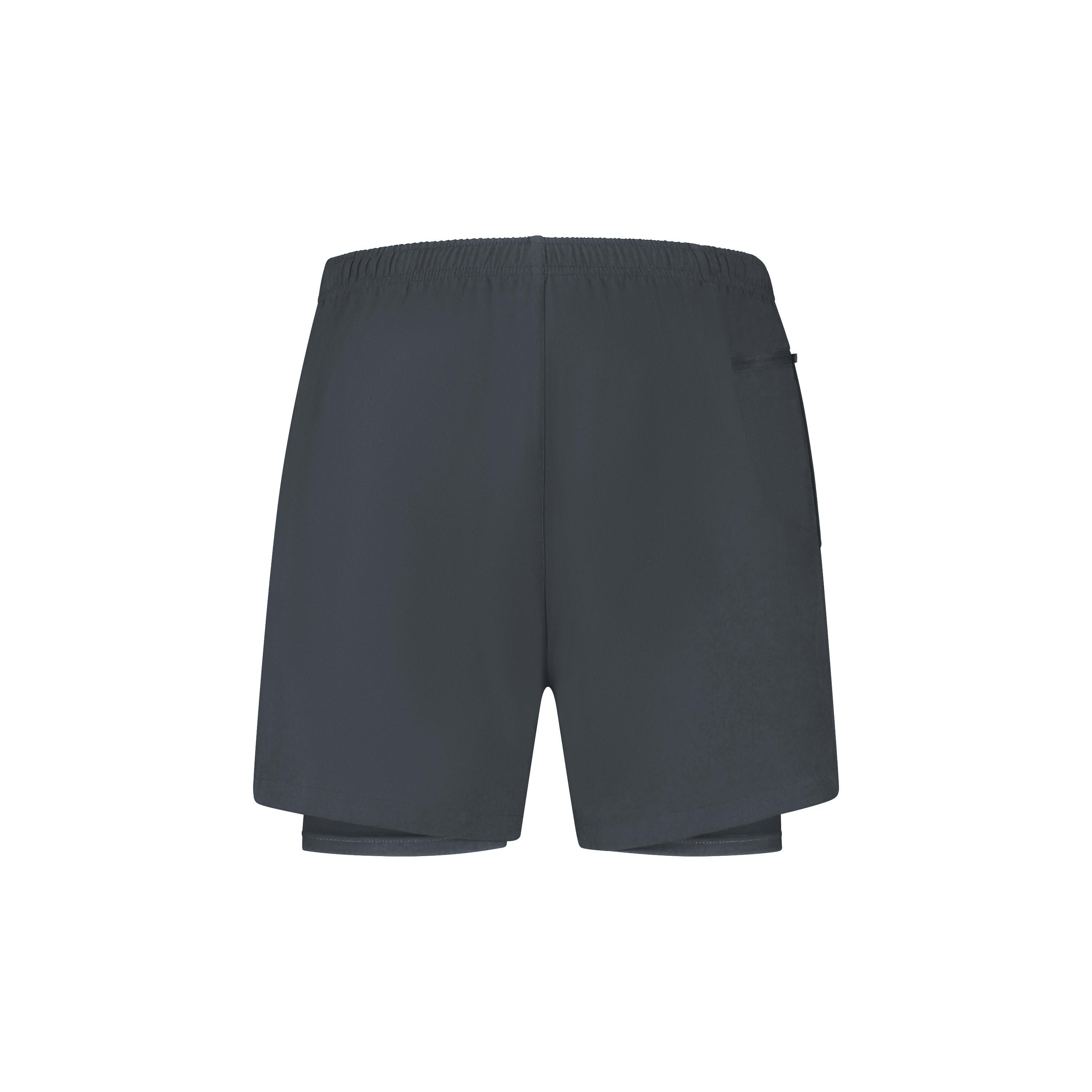Essential 2-in-1 running shorts Men - Gray