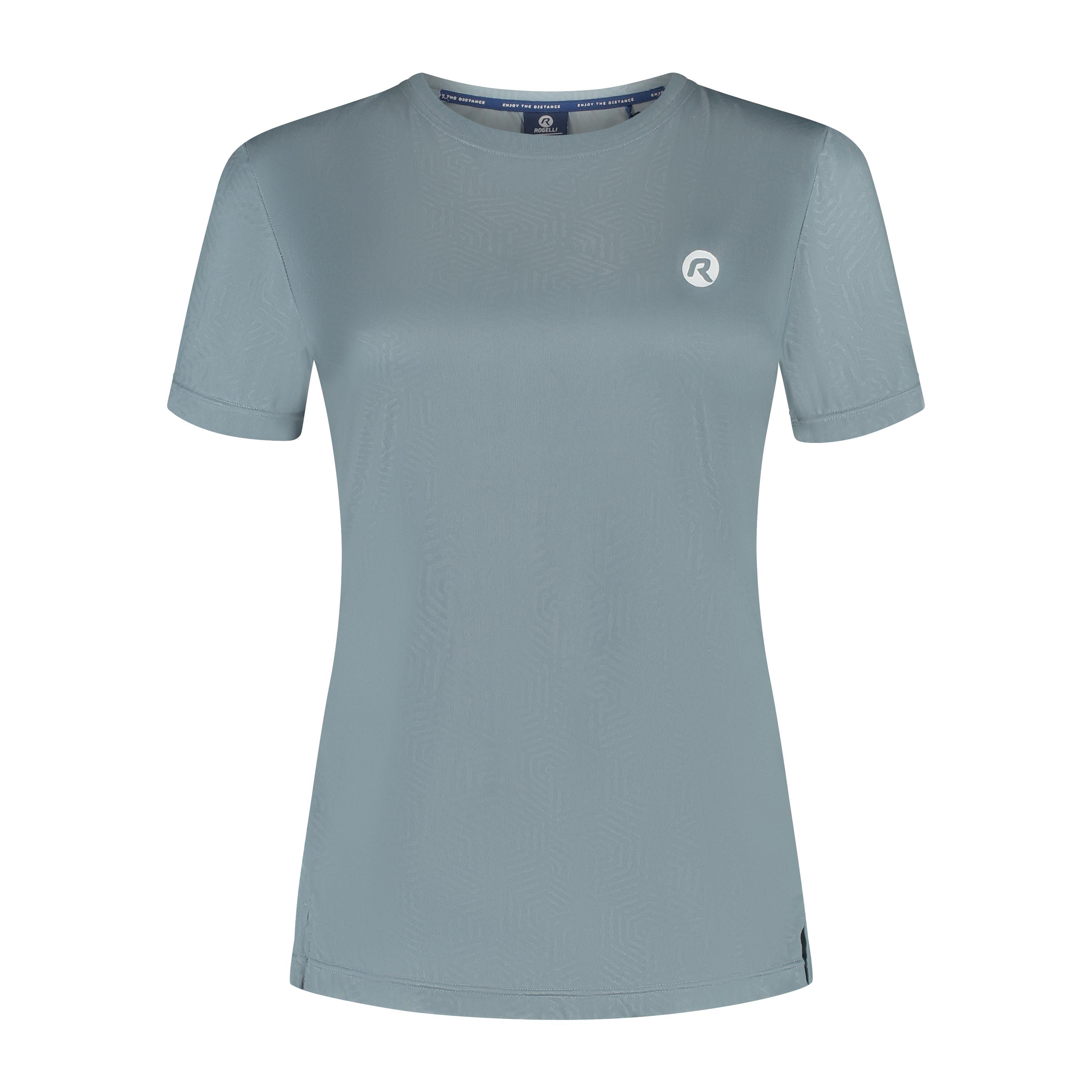 Motion Hardloopshirt Dames - Mist Grijs Reliëf