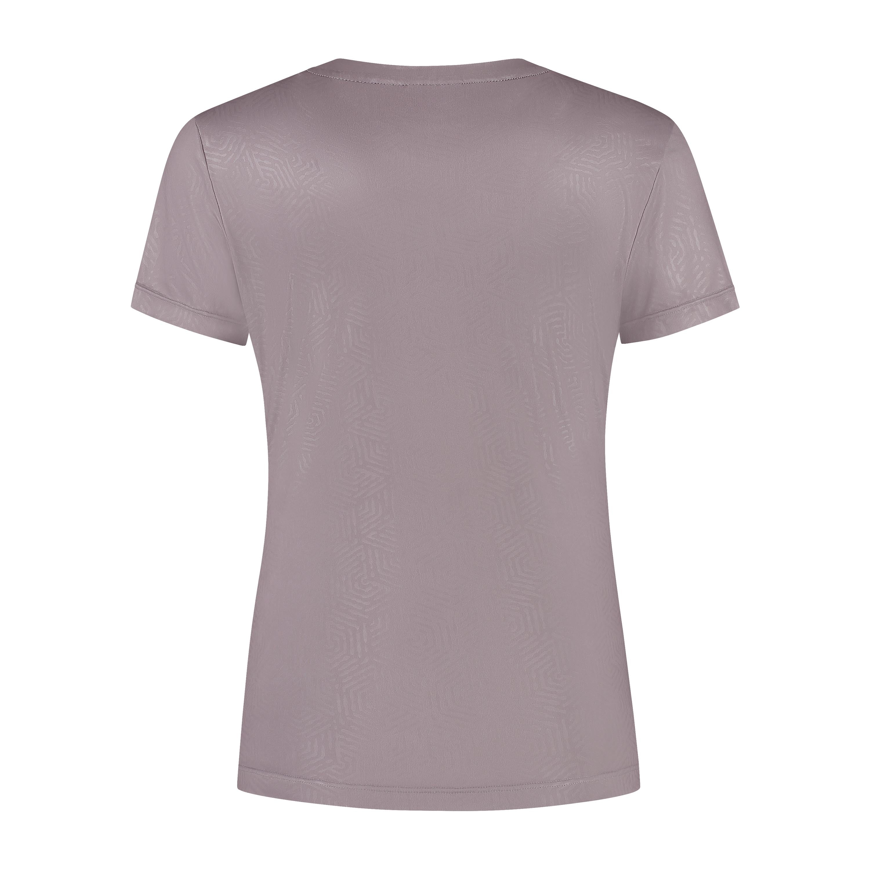 Motion Hardloopshirt Dames - Mauve Reliëf