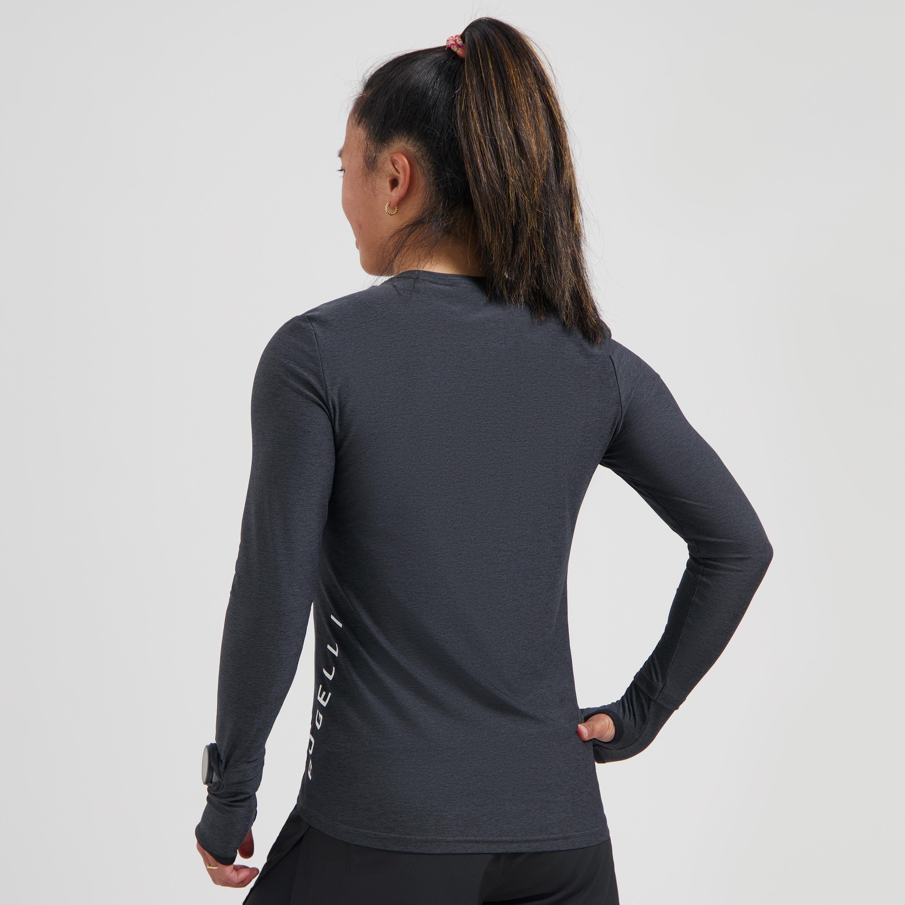 Essential Running top shirt Long sleeve ladies - Black