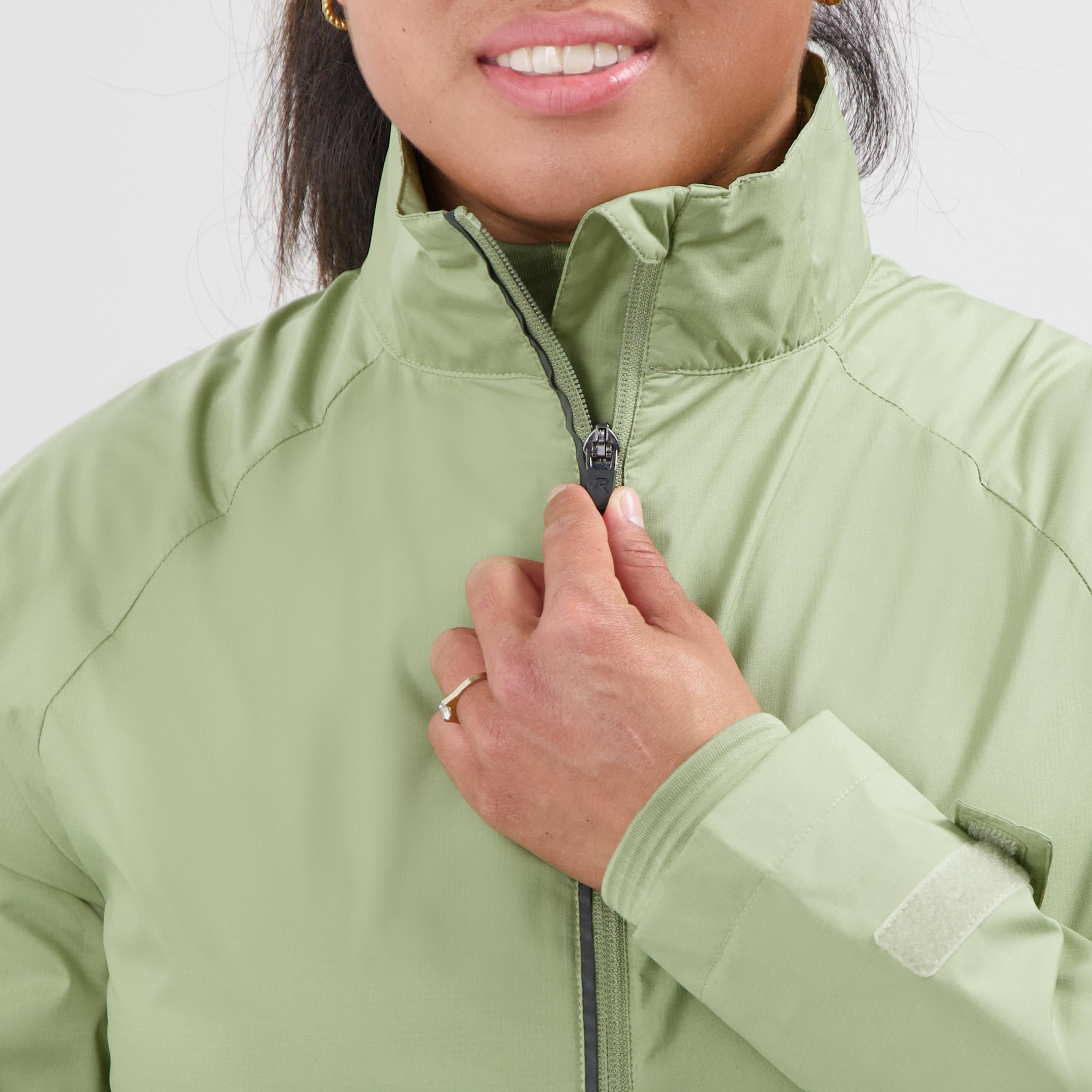 Essential Running jacket ladies - Saliegroen