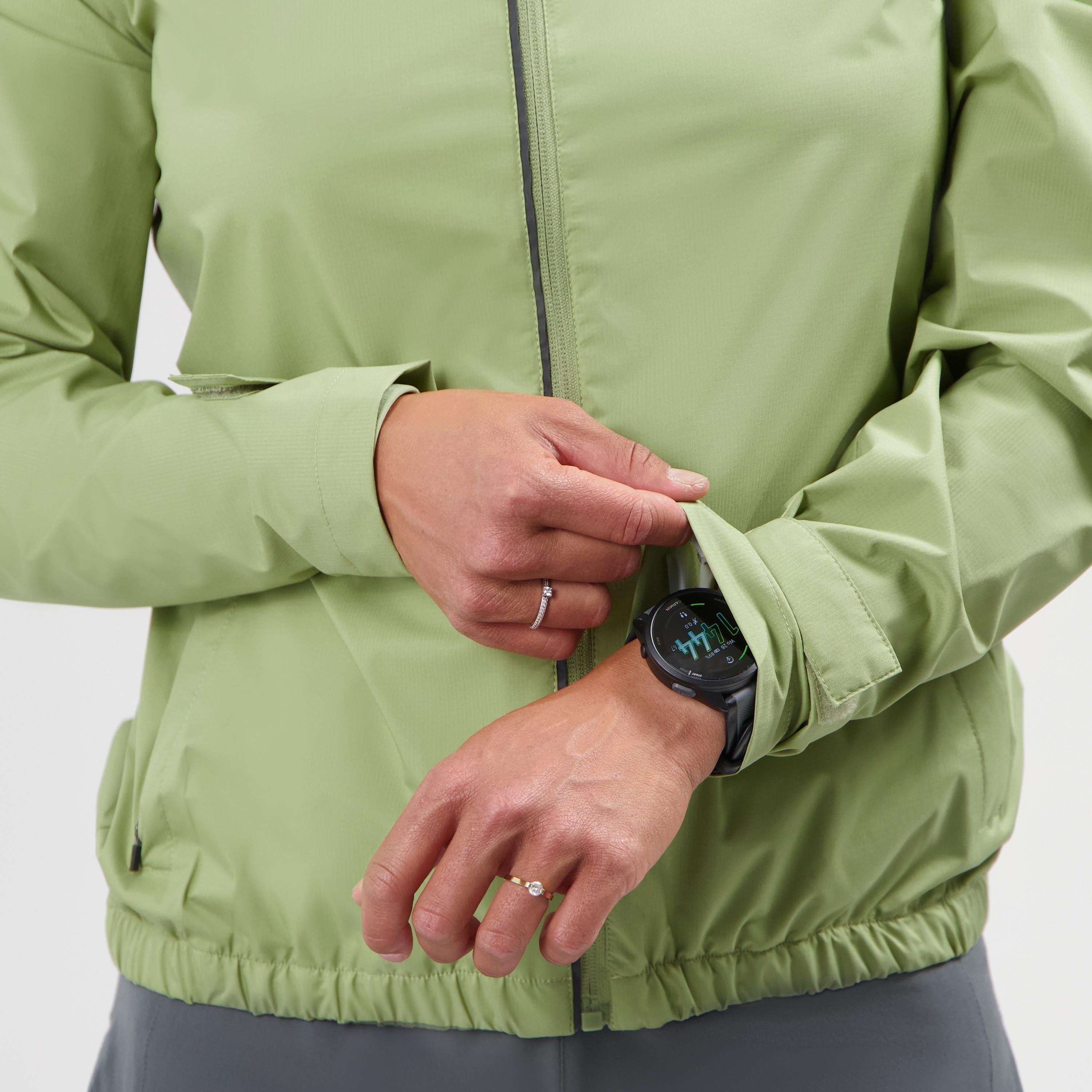 Essential Running jacket ladies - Saliegroen
