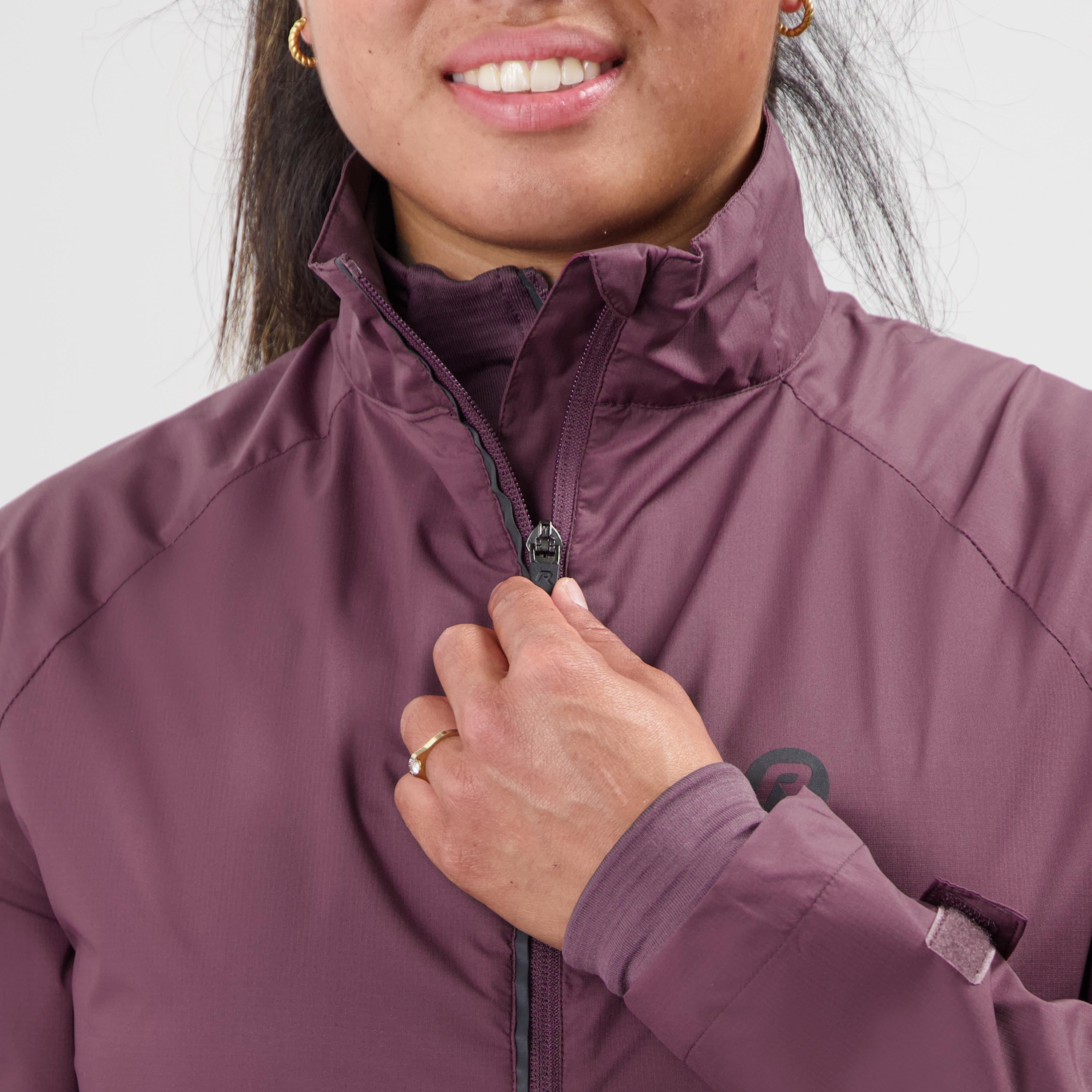 Essential Running jacket ladies - Aubergine
