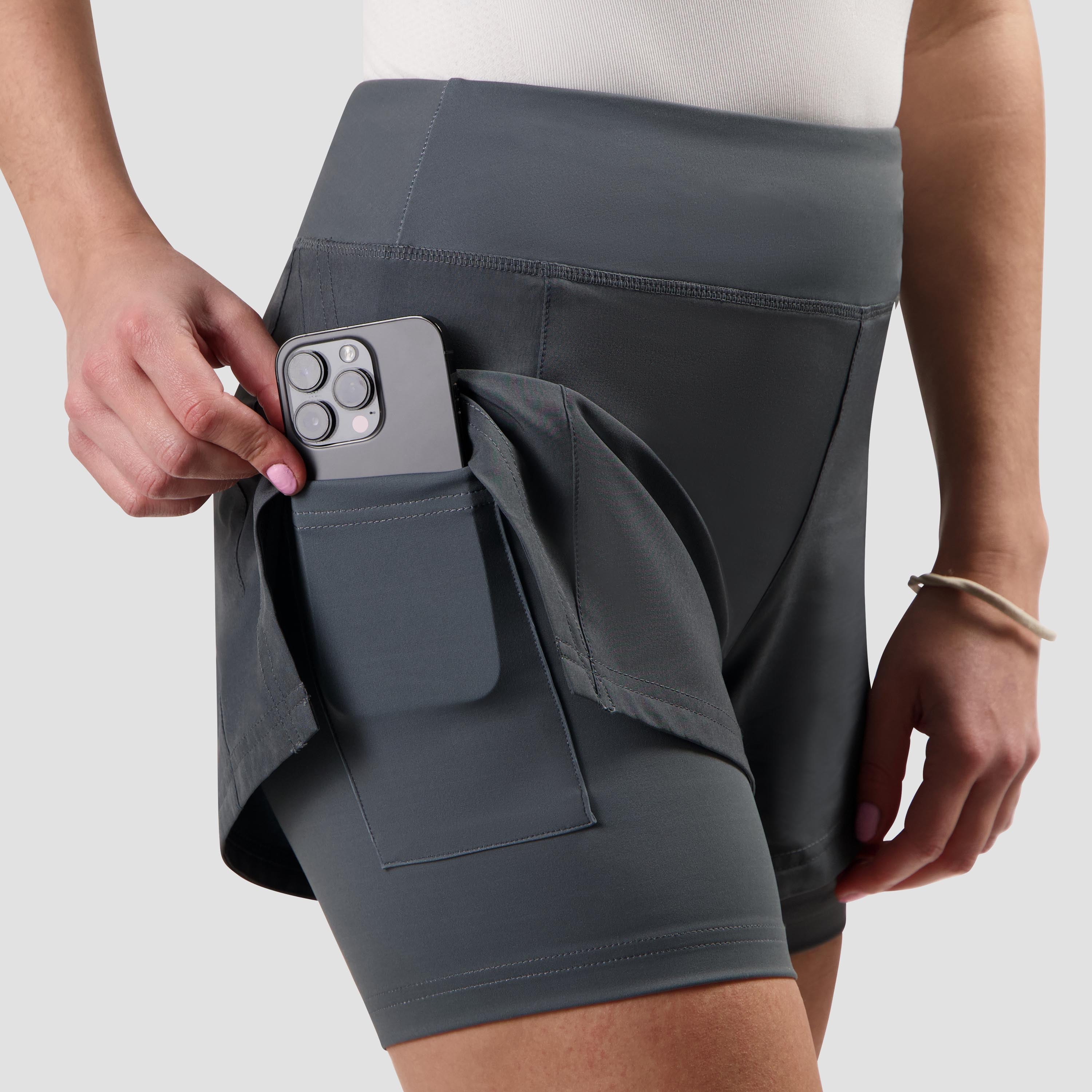 Essential 2-in-1 running shorts ladies