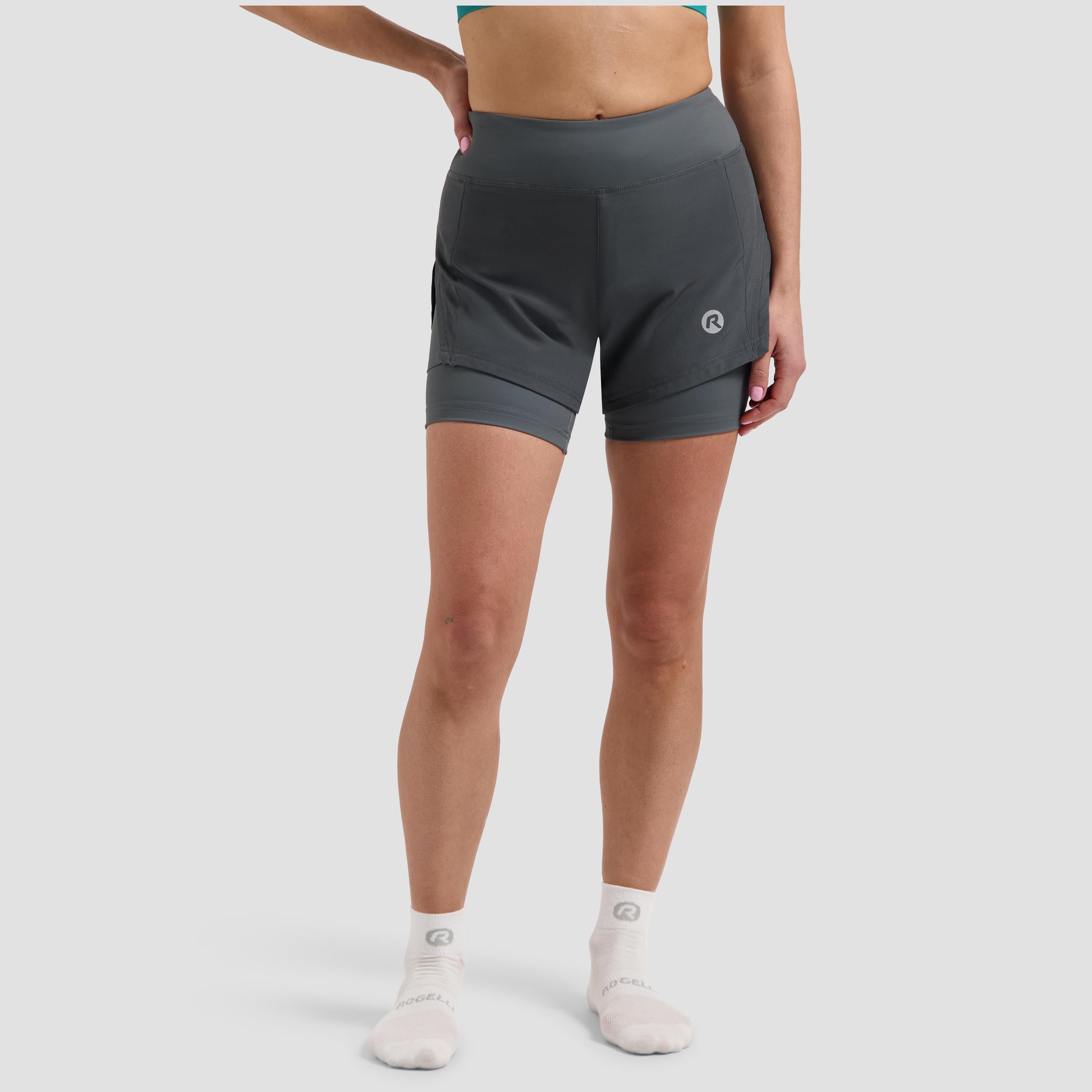Essential 2-in-1 running shorts ladies