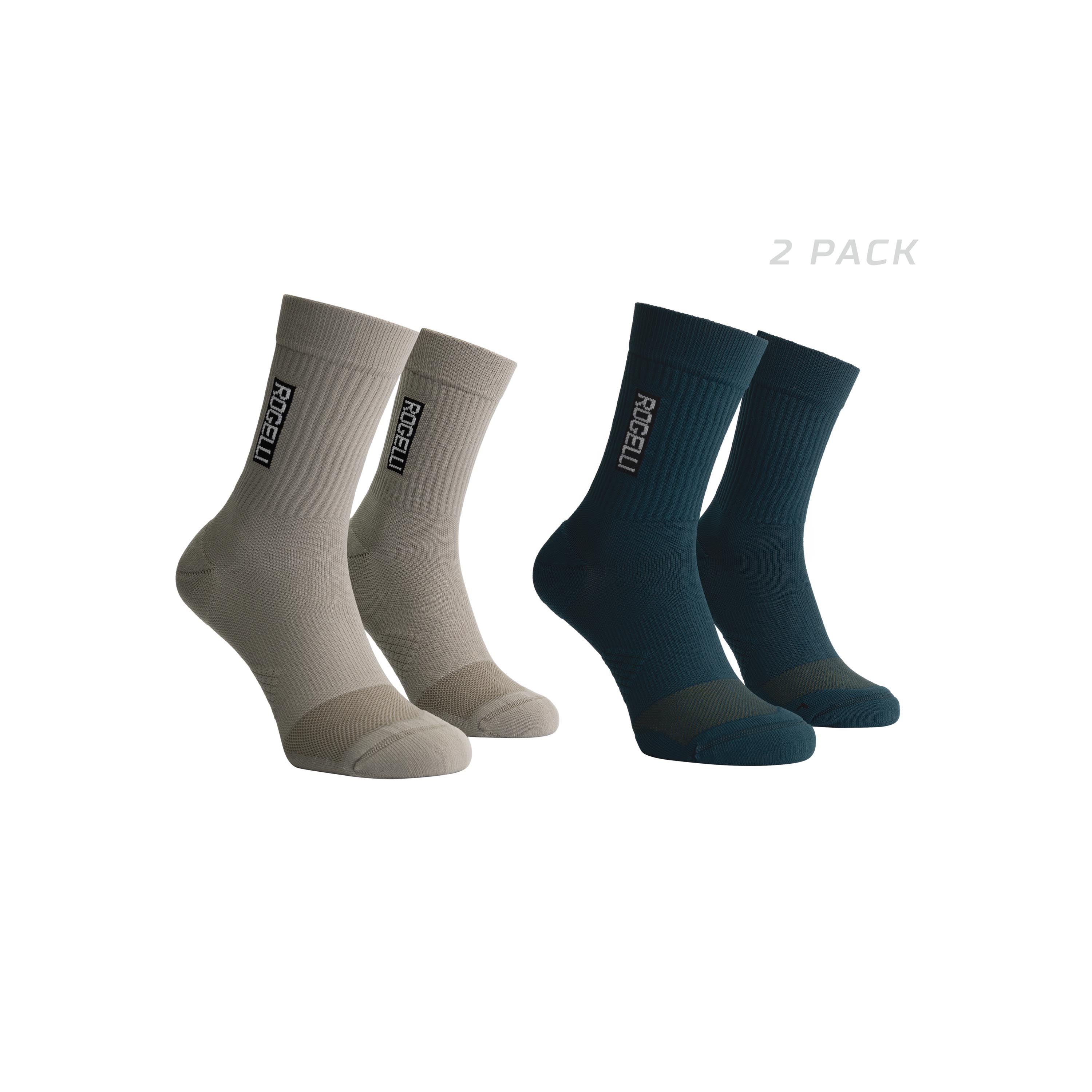 Distance Hardloopsokken - Blauw/Taupe