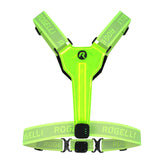 LED-vest USB - Neon Geel