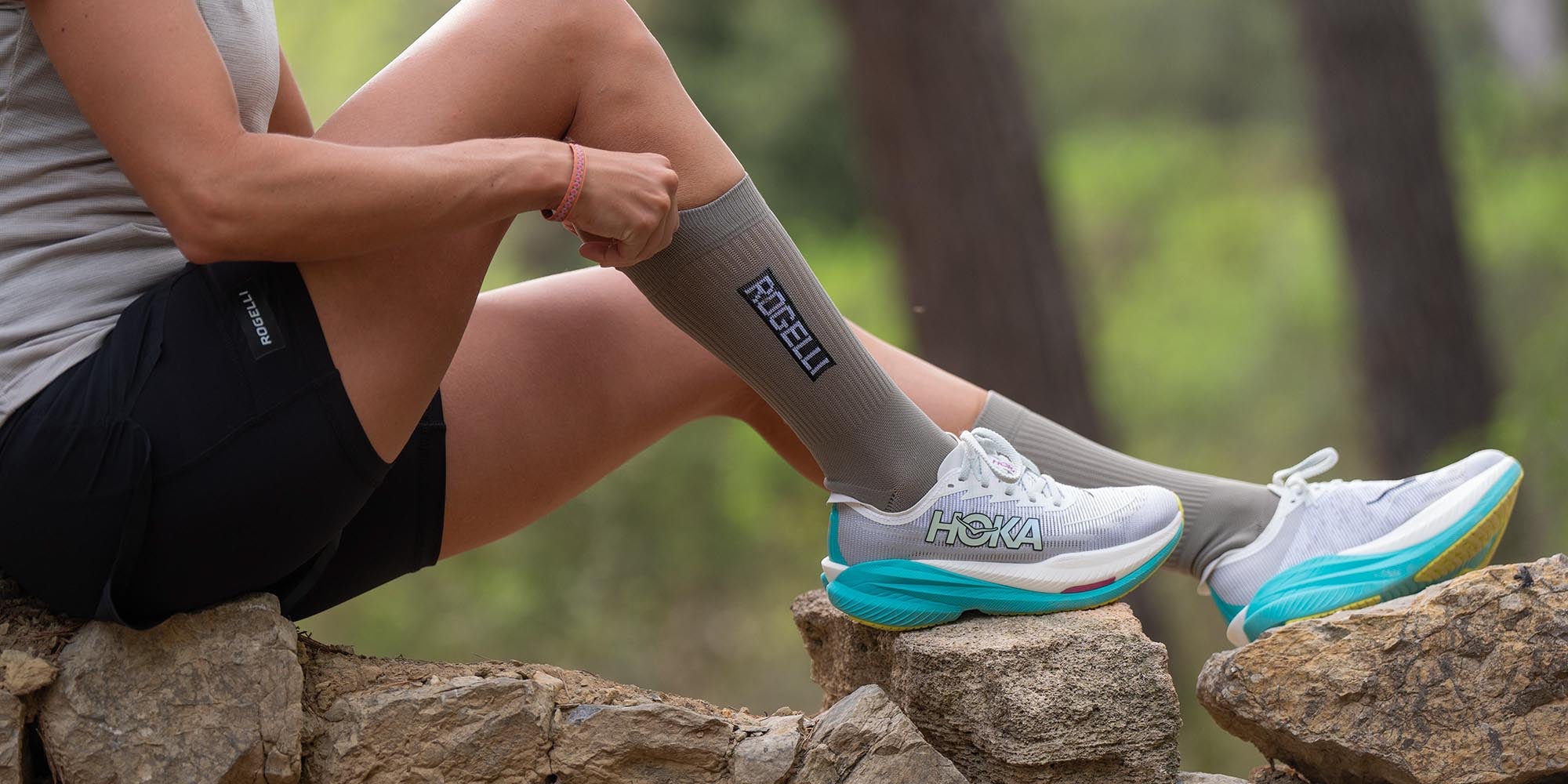 Rogelli hardloopaccessoires voor dames zoals hardloopsokken.