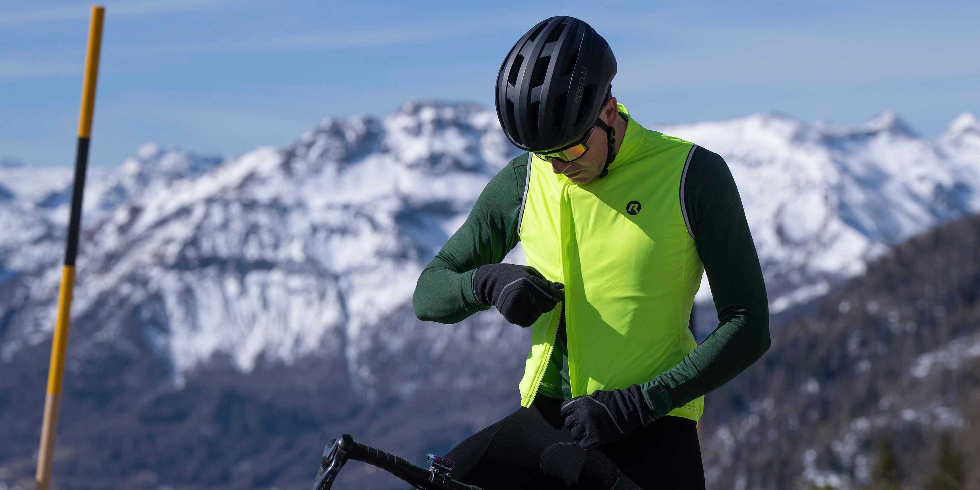 Rogelli Essential windstopper wielrennen als extra laag voor warmte.