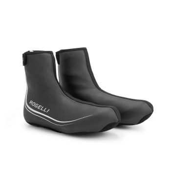 Rogelli Perfect Protection Waterproof Shoe Covers,Black Fiandrex Elastic 